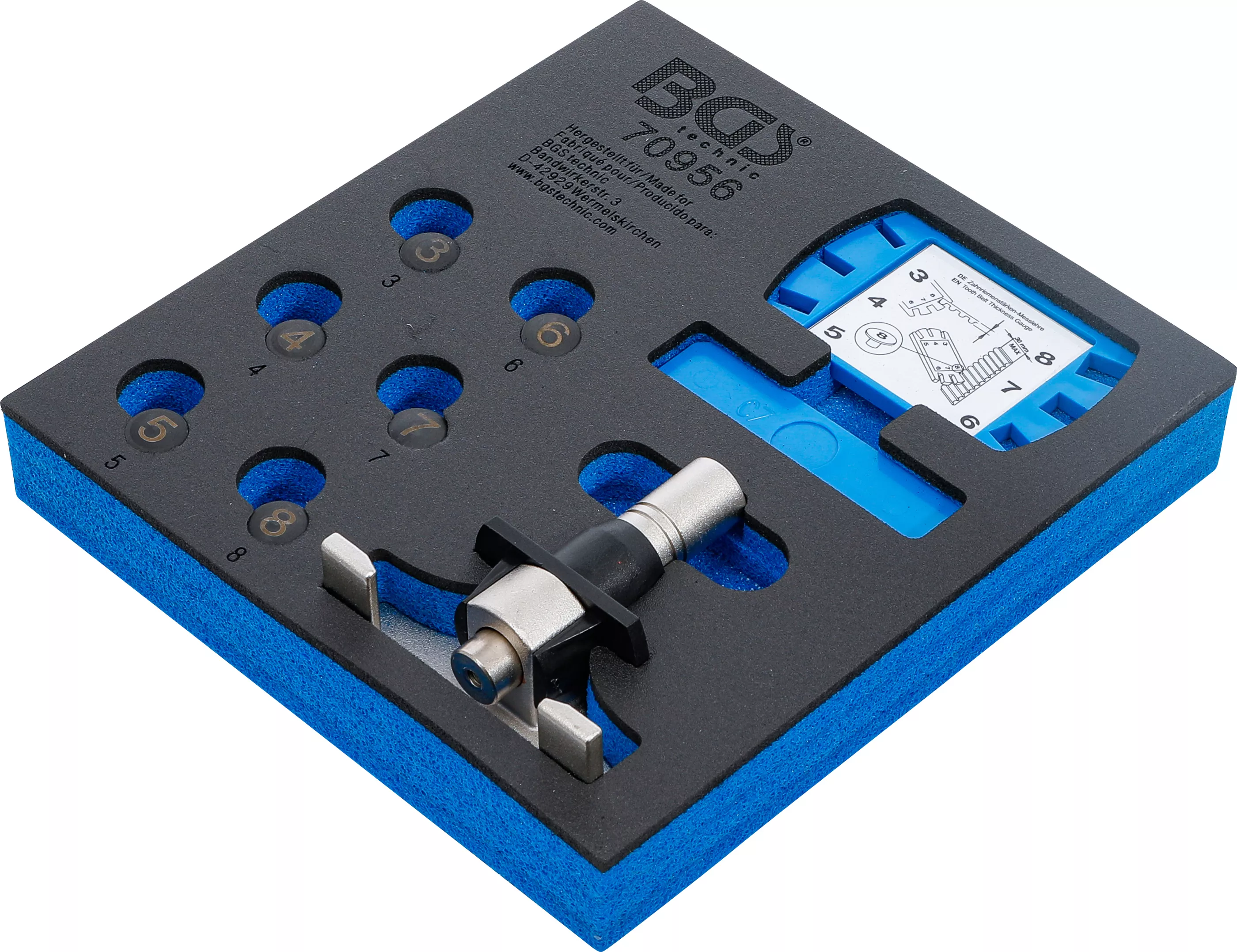 Suport organizator pentru carucior 1/6: Set Tester tensiune curea dintata si instrument de masurare [2]