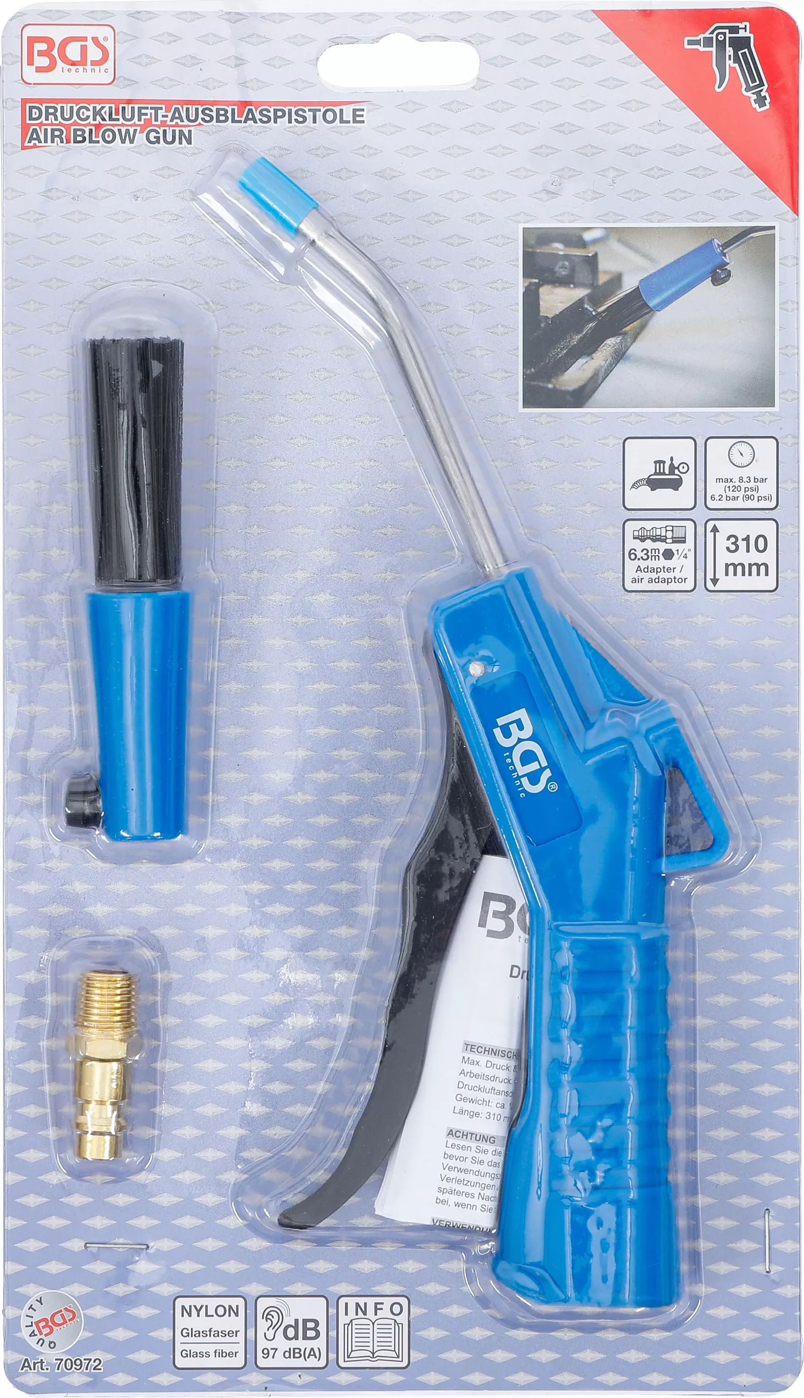 Pistol de suflat cu aer comprimat | cu pensula [7]