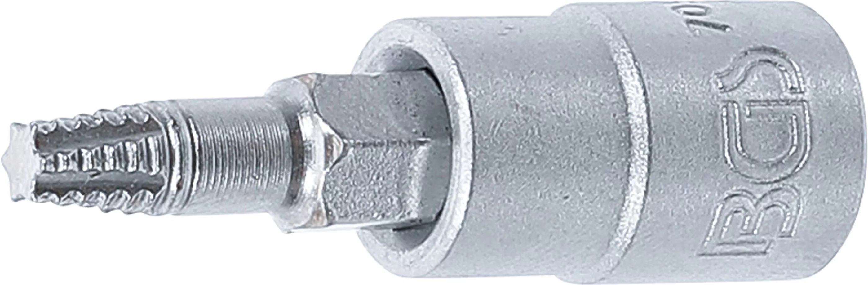 Bit detasabil extractoare suruburi | actionare patrat interior 6,3 mm (1/4") | pentru profil T defect (pentru Torx) T20 [1]