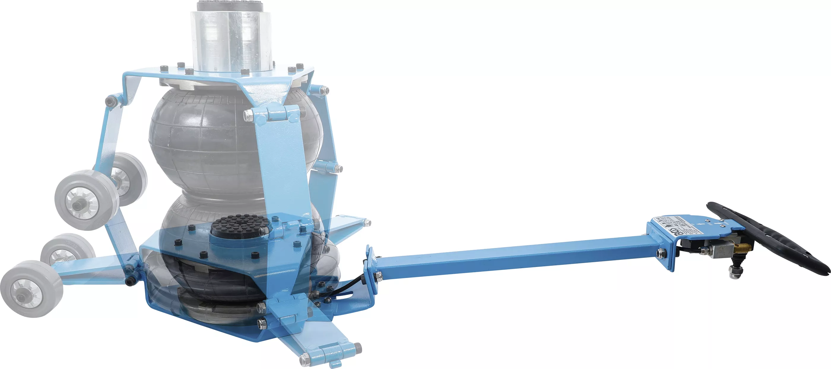 Cric vehicule pneumatic balon | deplasabil | max. 410 mm | 2000 kg [4]