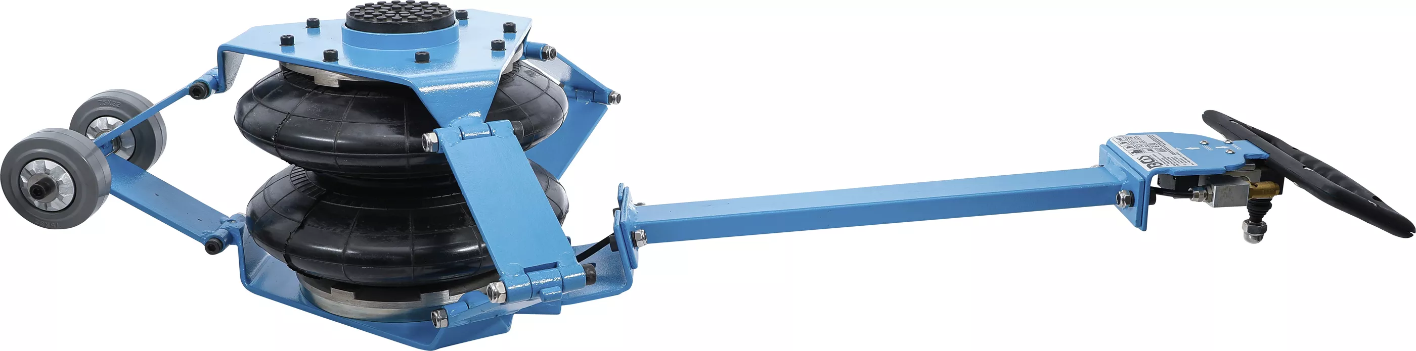 Cricuri & capre de susţinere - Cric vehicule pneumatic balon | deplasabil | max. 410 mm | 2000 kg