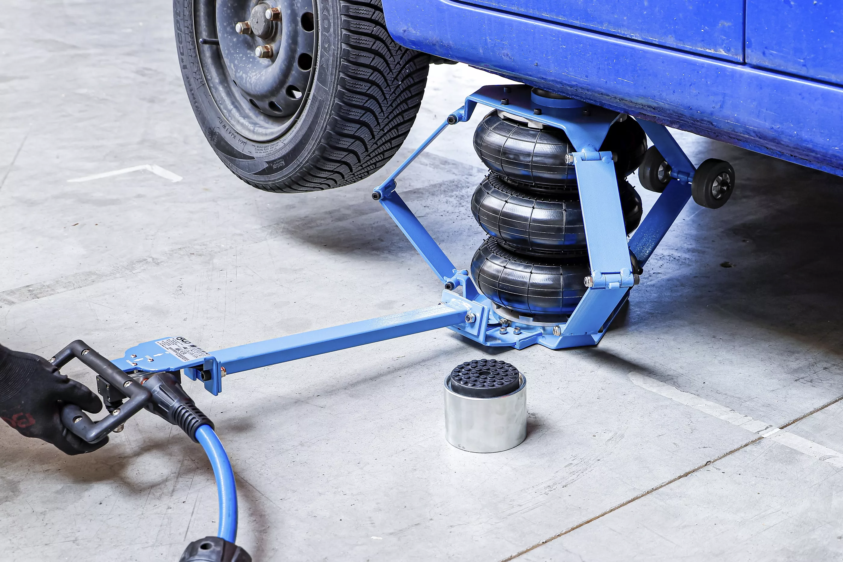 Cric vehicule pneumatic balon | deplasabil | max. 505 mm | 2000 kg [2]