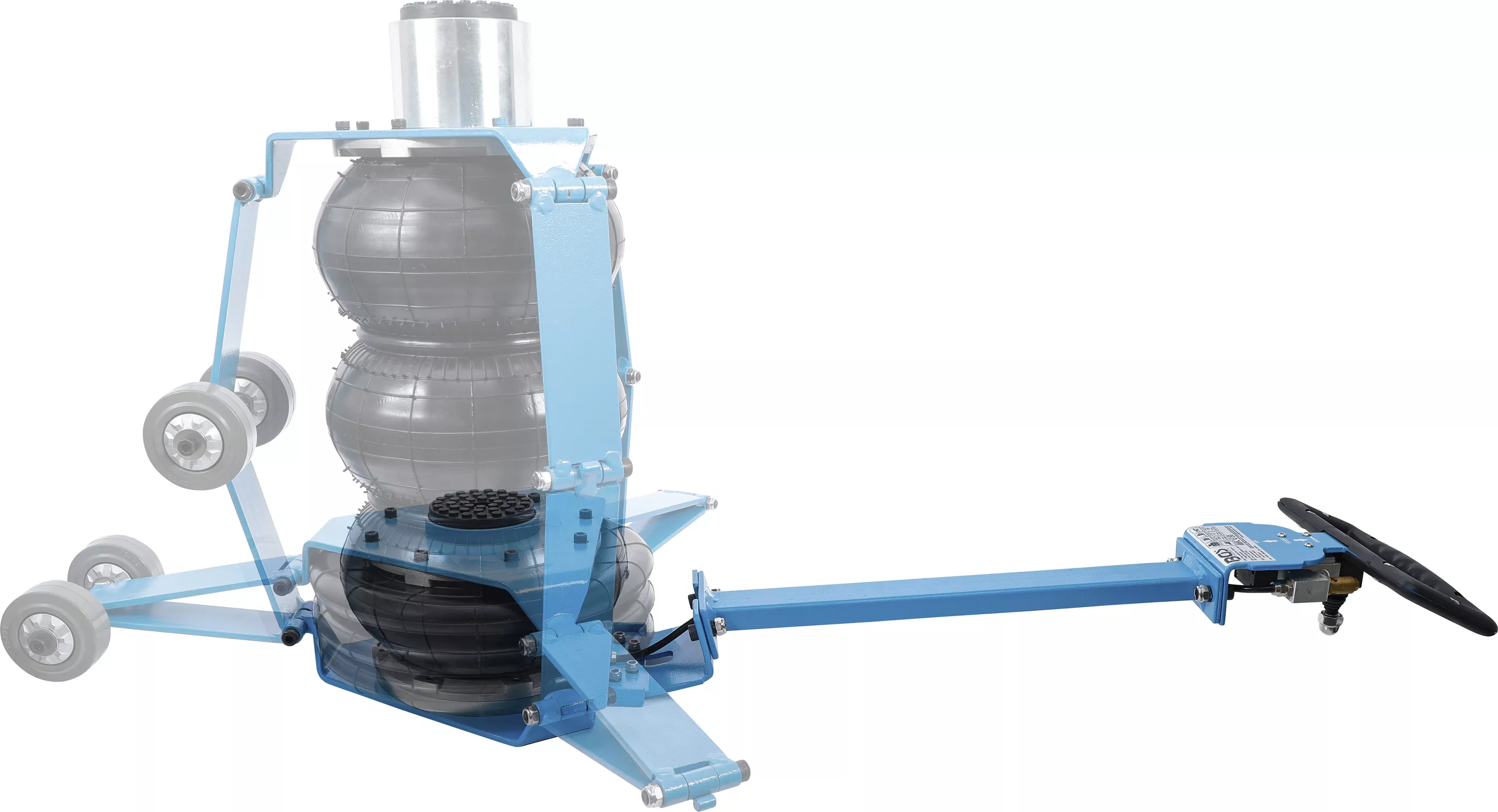 Cric vehicule pneumatic balon | deplasabil | max. 505 mm | 2000 kg [4]