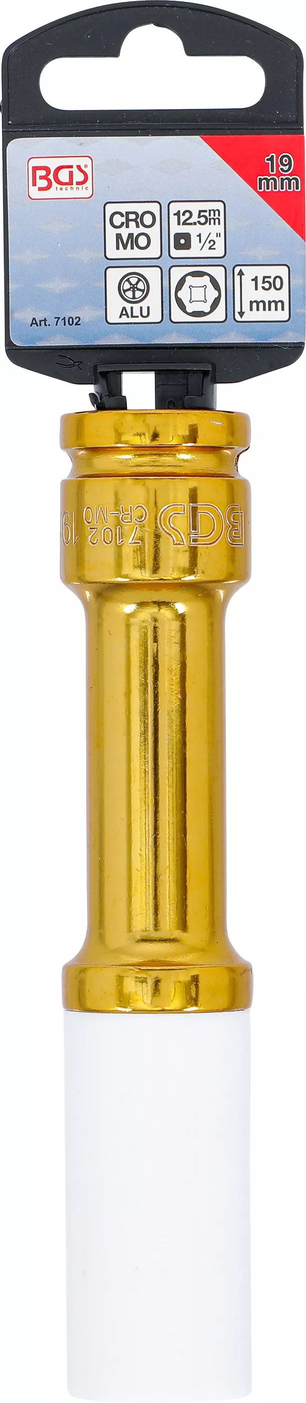 Cap cheie de impact cu protectie | 12,5 mm (1/2") | 19 mm [4]