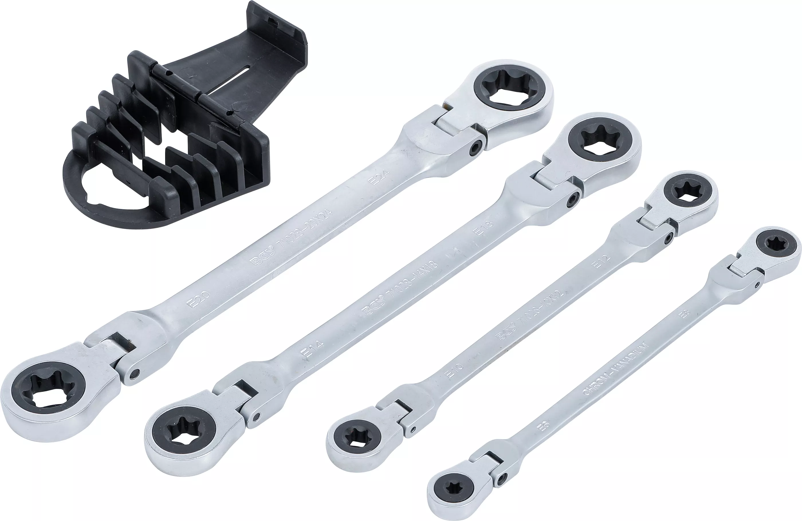 Set chei inelare clichet duble | articulate | Capete inelare cu Profil E | E6 - E24 | 4 piese [1]