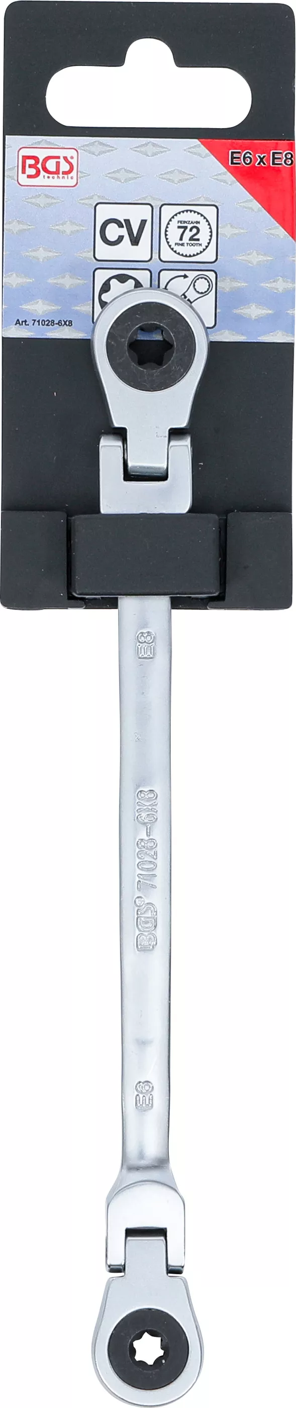 Chei inelare clichet duble | articulate | Capete inelare cu Profil E | E6 x E8 [4]