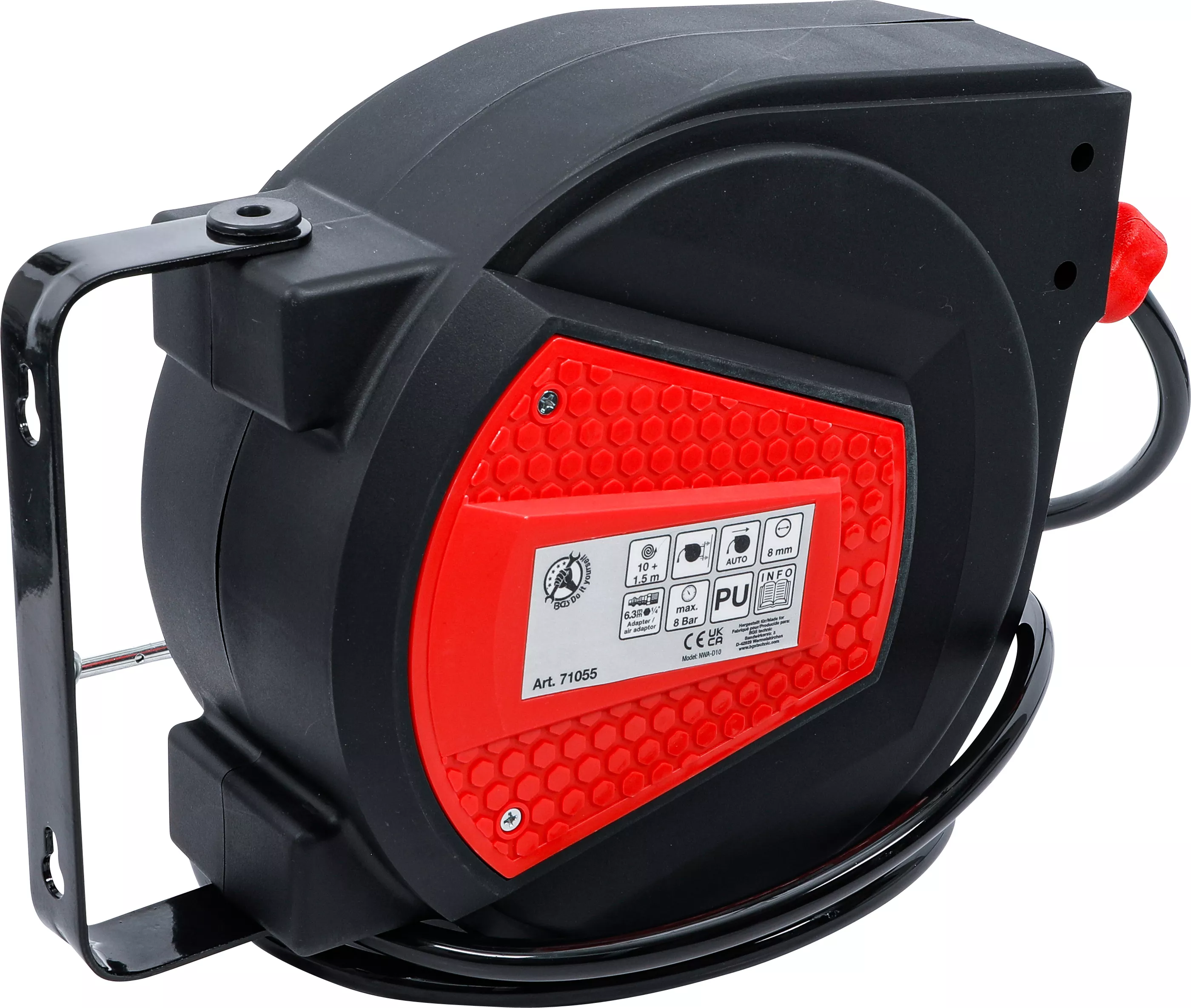 Furtun aer comprimat cu derulator | automat | 10 m + 1,5 m [3]