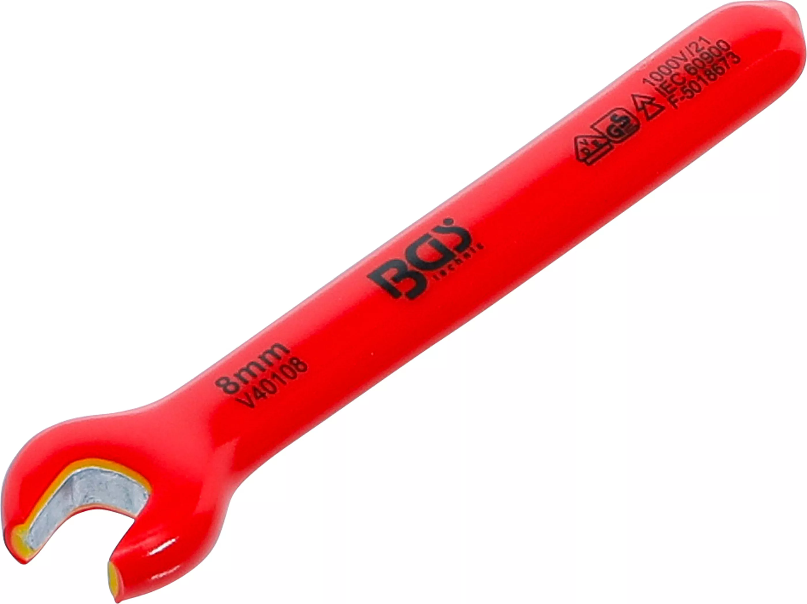 Scule pentru tensiune înaltă / Scule izolate - Set chei fixe VDE | 8 mm