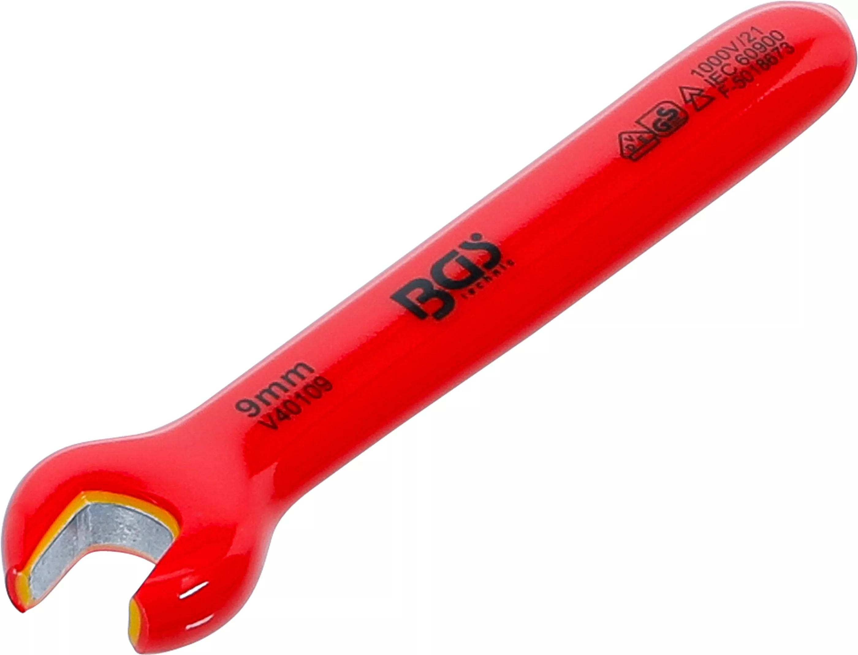 Scule pentru tensiune înaltă / Scule izolate - Set chei fixe VDE | 9 mm