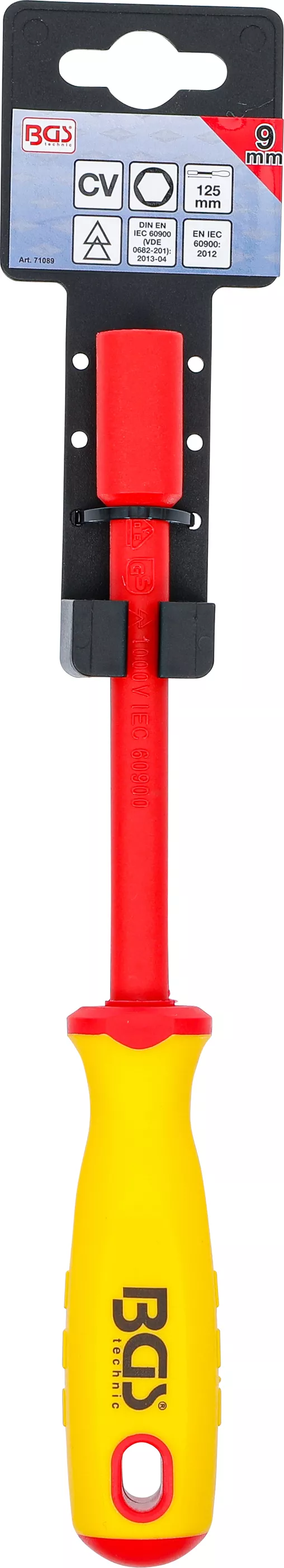 surubelnita cu cap cheie tubulara VDE | hexagon | 9 mm | lungimea lamei 125 mm [3]