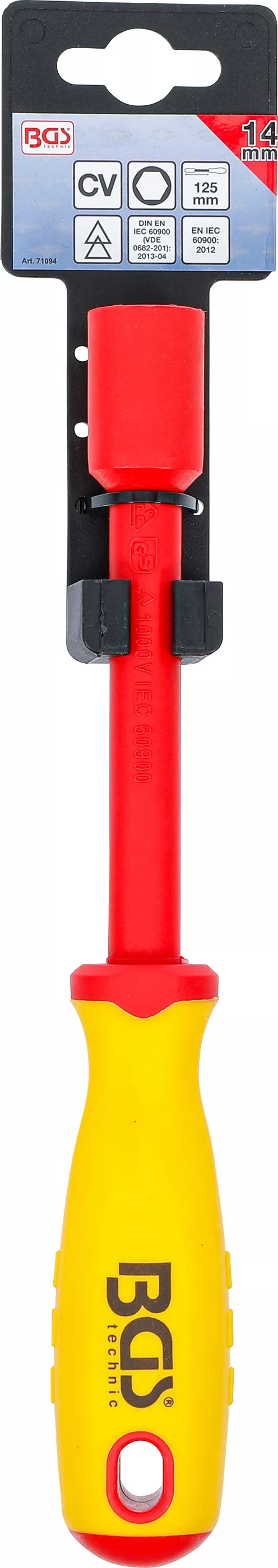 surubelnita cu cap cheie tubulara VDE | hexagon | 14 mm | lungimea lamei 125 mm [3]