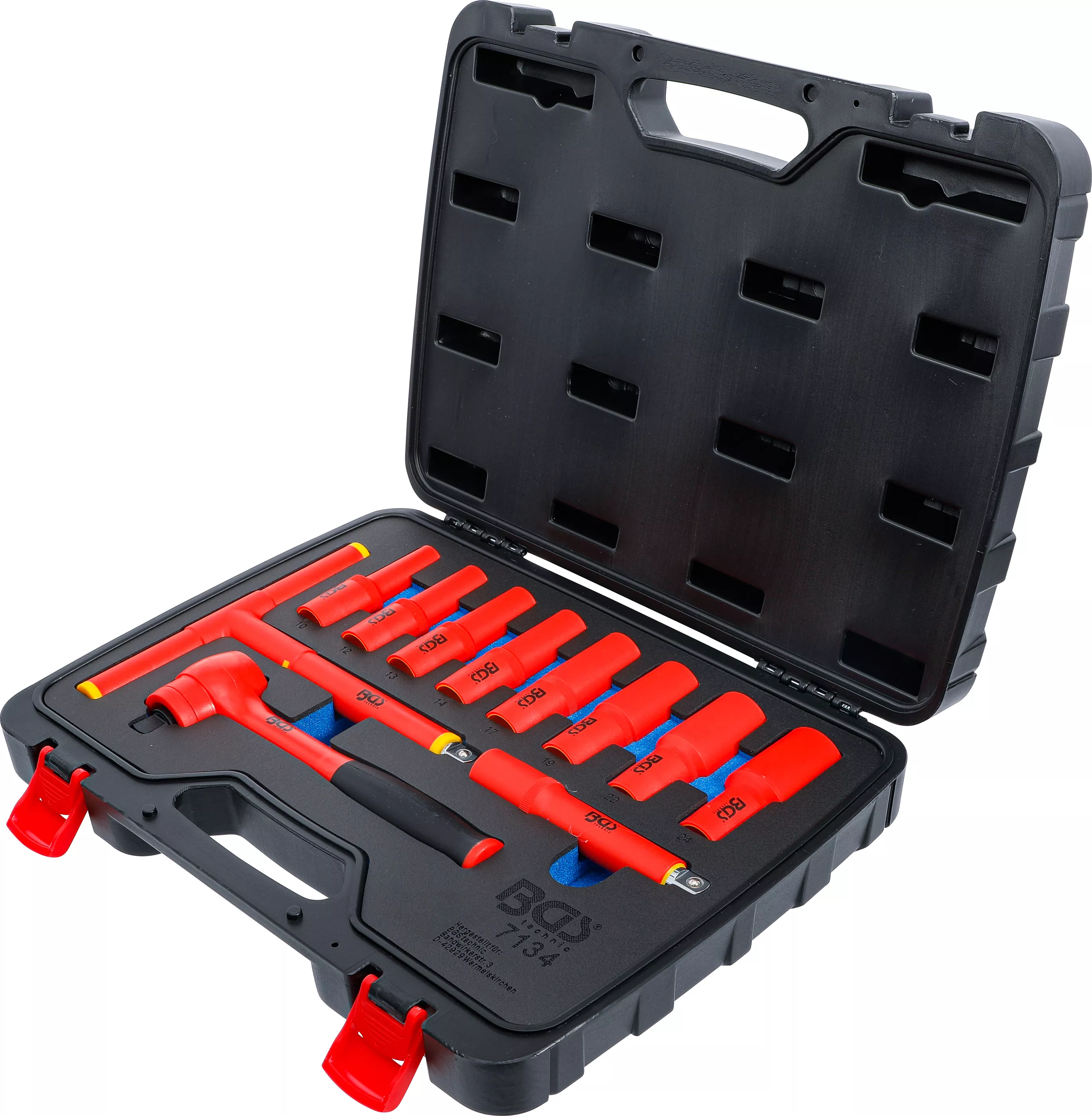 Set chei tubulare VDE | Antrenare 12,5 mm (1/2") | 10 - 24 mm | 11 piese [5]