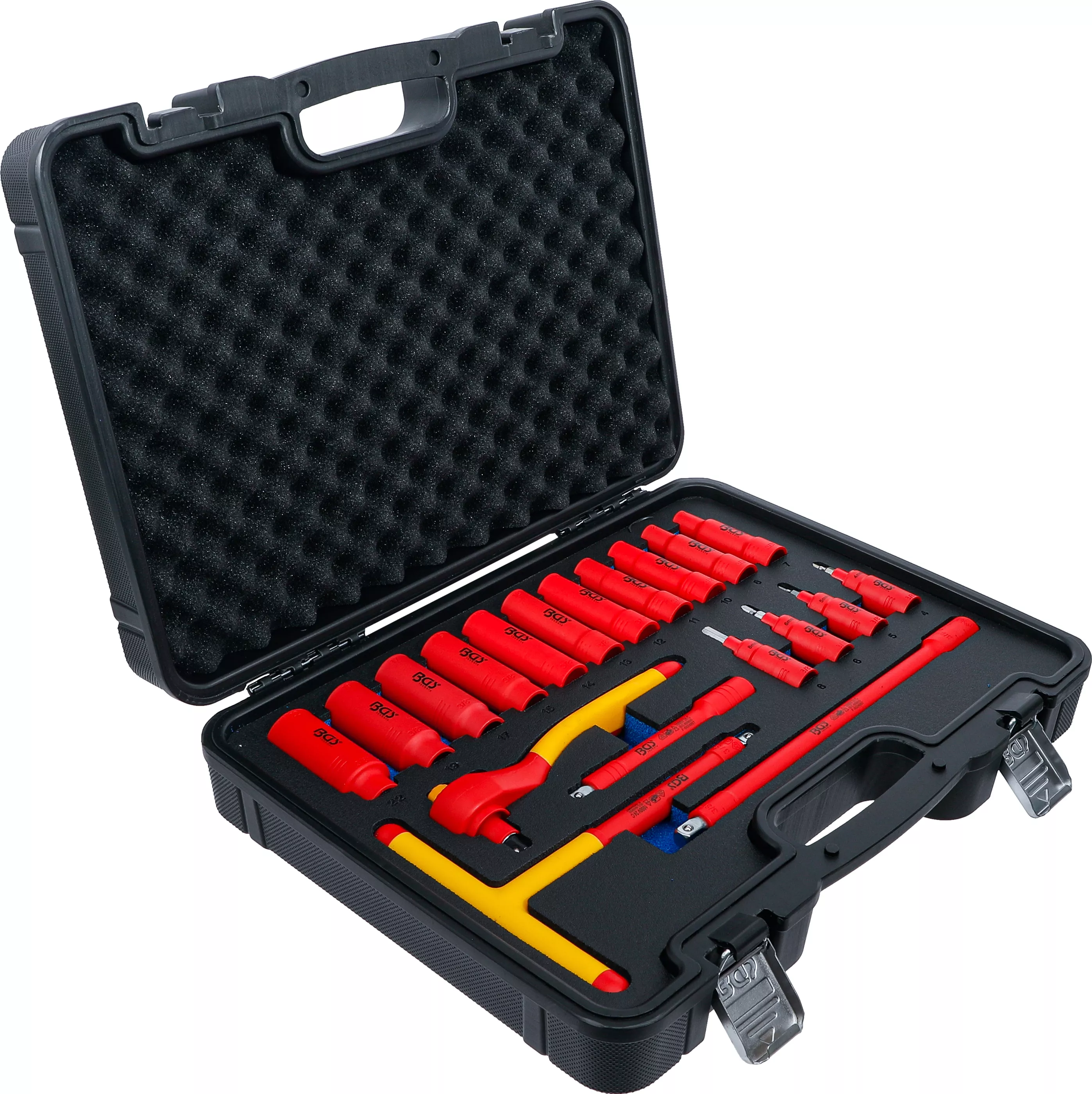 Set capete chei tubulare VDE si biti atasare | Antrenare patrat interior 10 mm (3/8") | 19 piese [2]