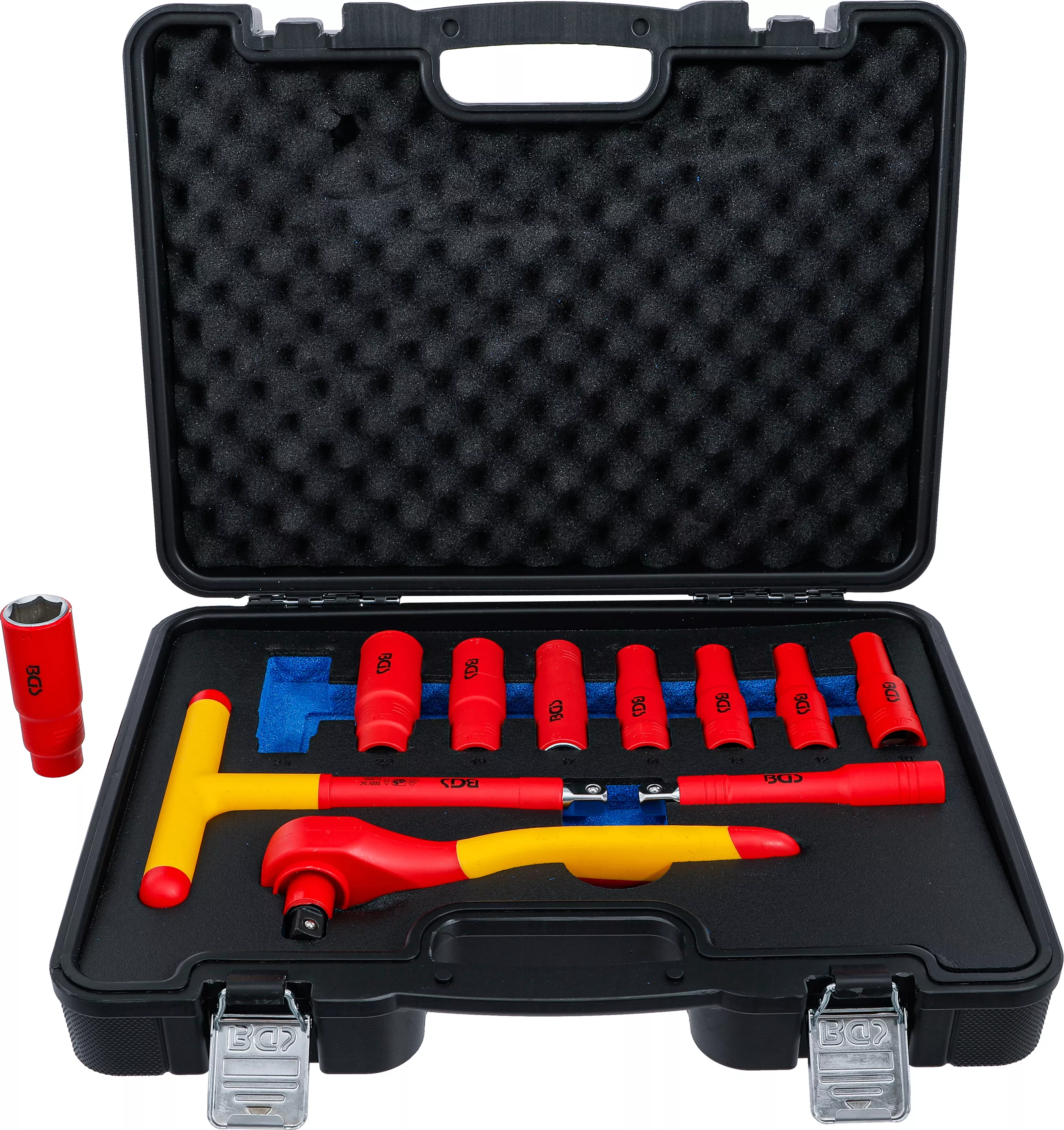 Scule - Set chei tubulare VDE | Antrenare 12,5 mm (1/2") | 10 - 24 mm | 11 piese