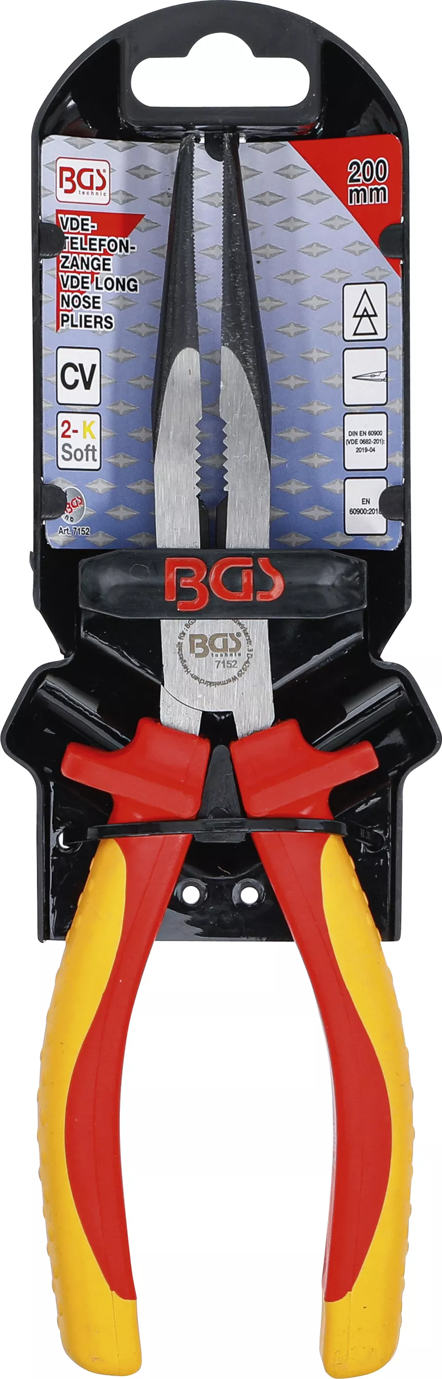 Cleste cu falci lungi VDE | 200 mm [4]