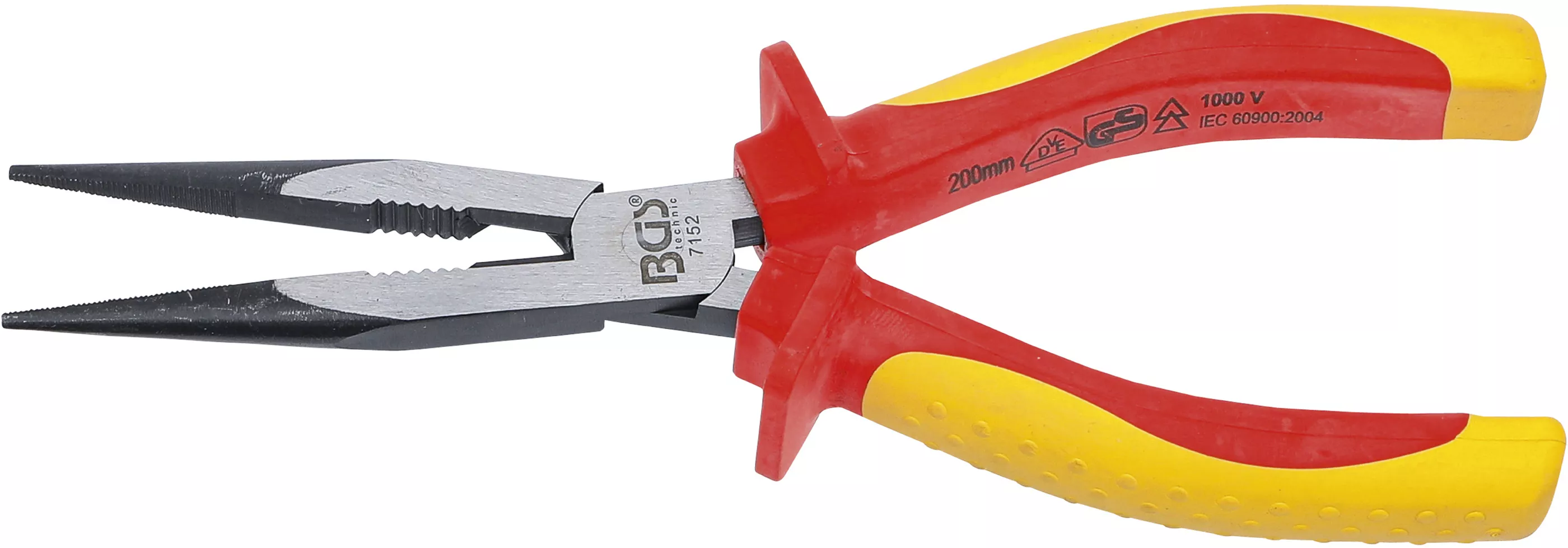 Scule pentru tensiune înaltă / Scule izolate - Cleste cu falci lungi VDE | 200 mm