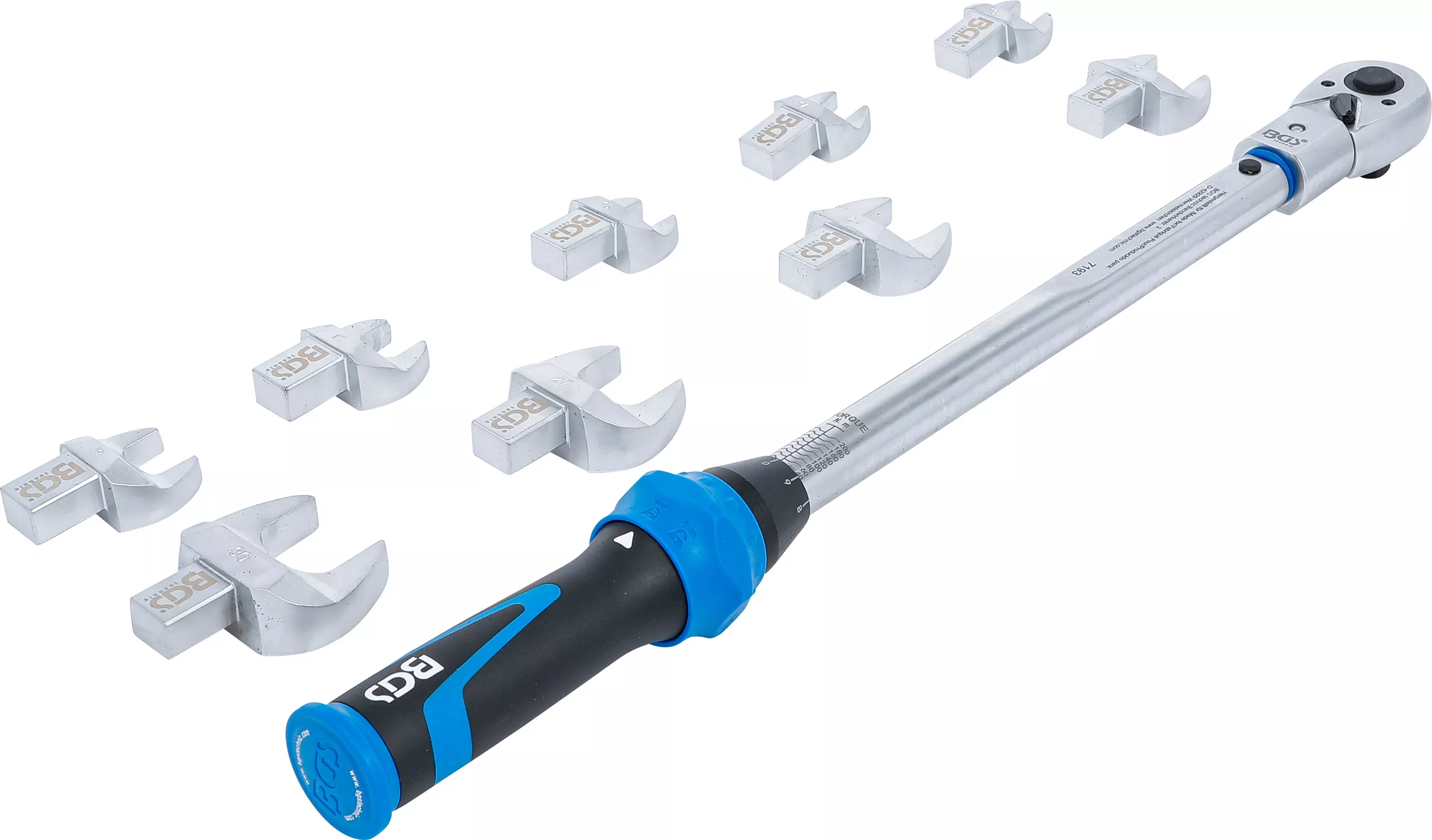 Set chei dinamometrice | pentru capete atasabile 14 x 18 mm | 40 - 210 Nm | 11 piese [5]