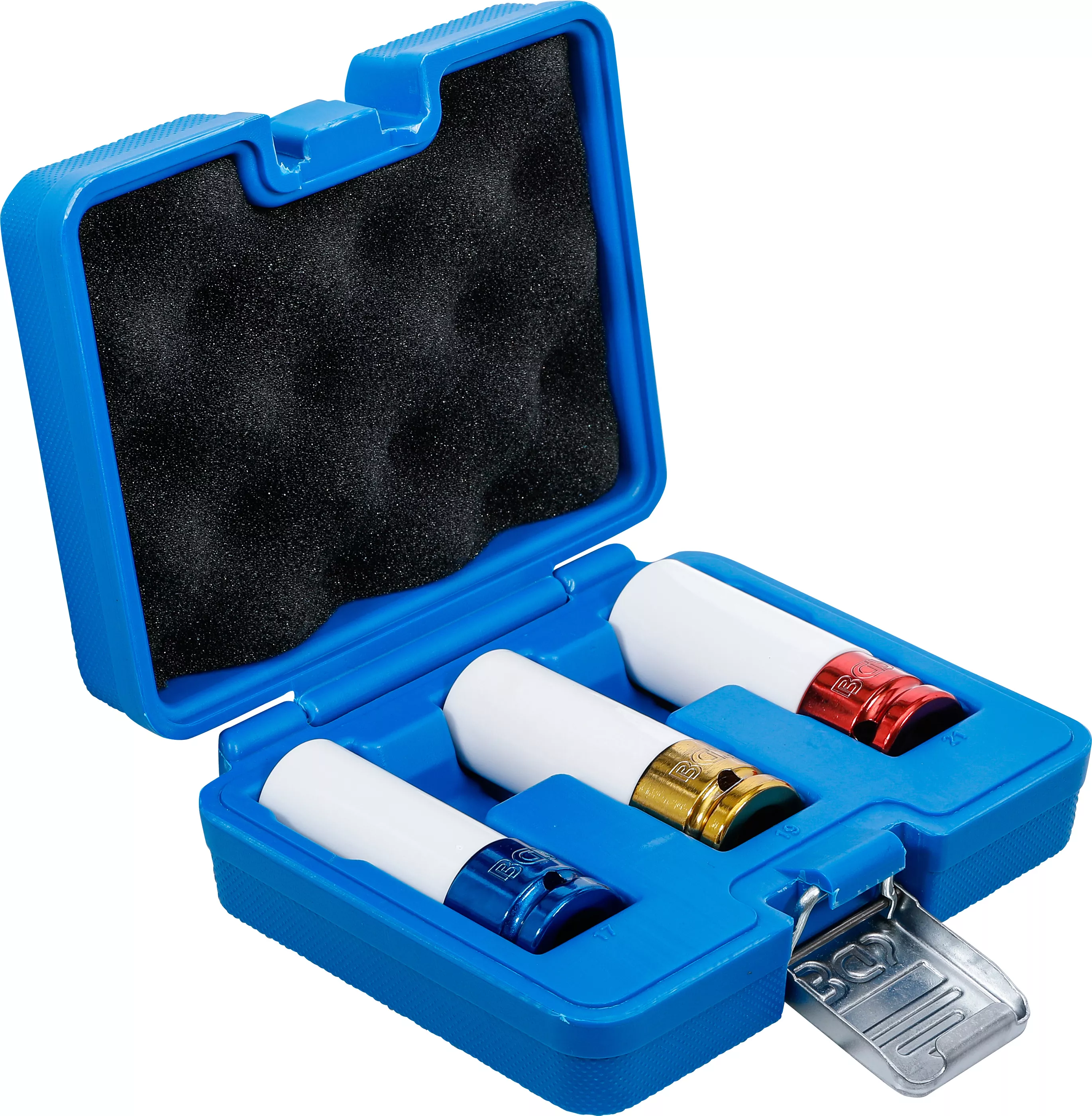 Set capete cheie de impact cu protectie | 12,5 mm (1/2") | 17 / 19 / 21 mm | 3 piese [2]