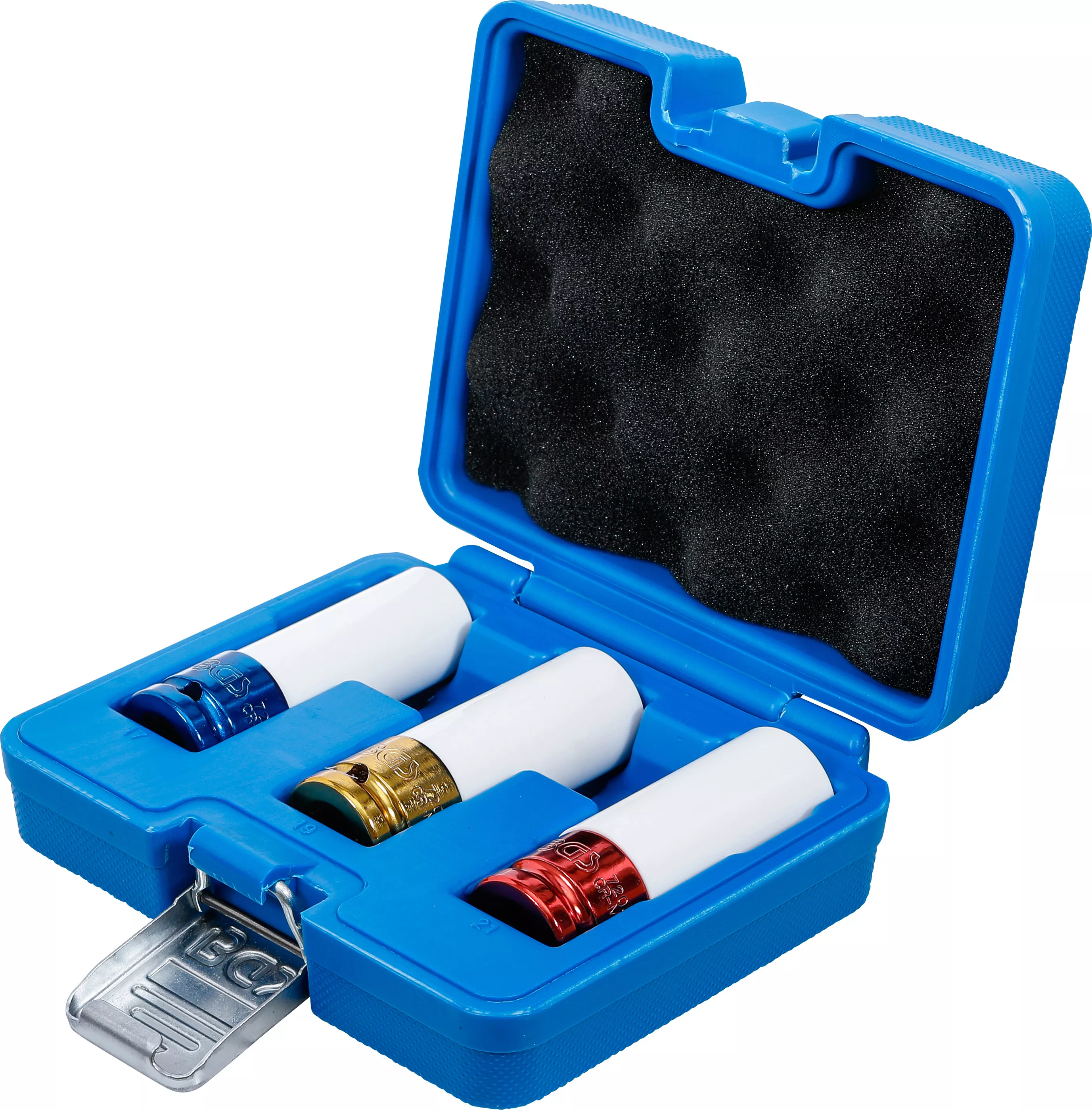 Set capete cheie de impact cu protectie | 12,5 mm (1/2") | 17 / 19 / 21 mm | 3 piese [3]
