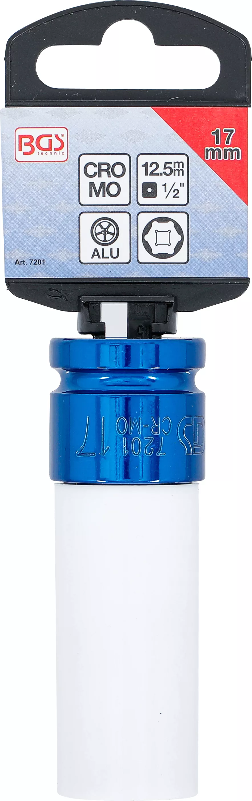 Cap cheie de impact cu protectie | 12,5 mm (1/2") | 17 mm [4]