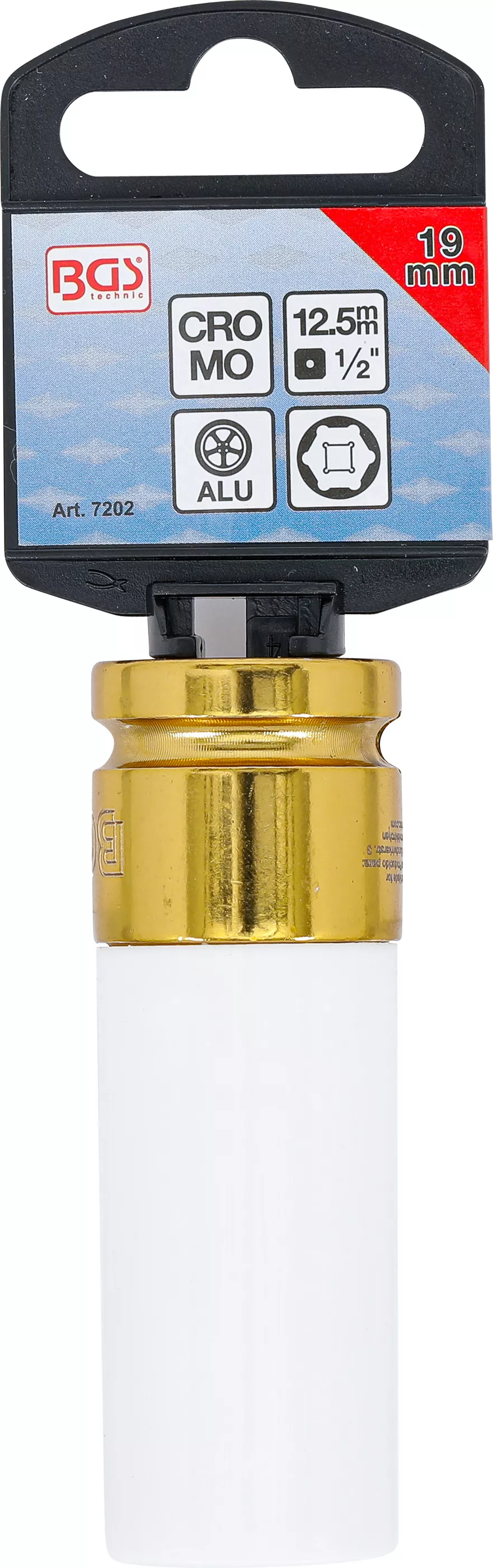 Cap cheie de impact cu protectie | 12,5 mm (1/2") | 19 mm [4]