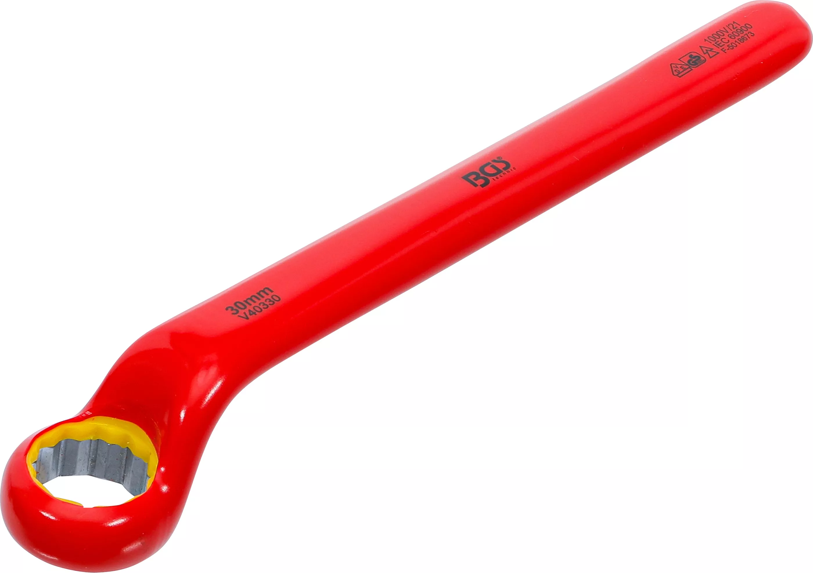 Scule - Cheie inelara cu un capat VDE | cotite adanc | 30 mm