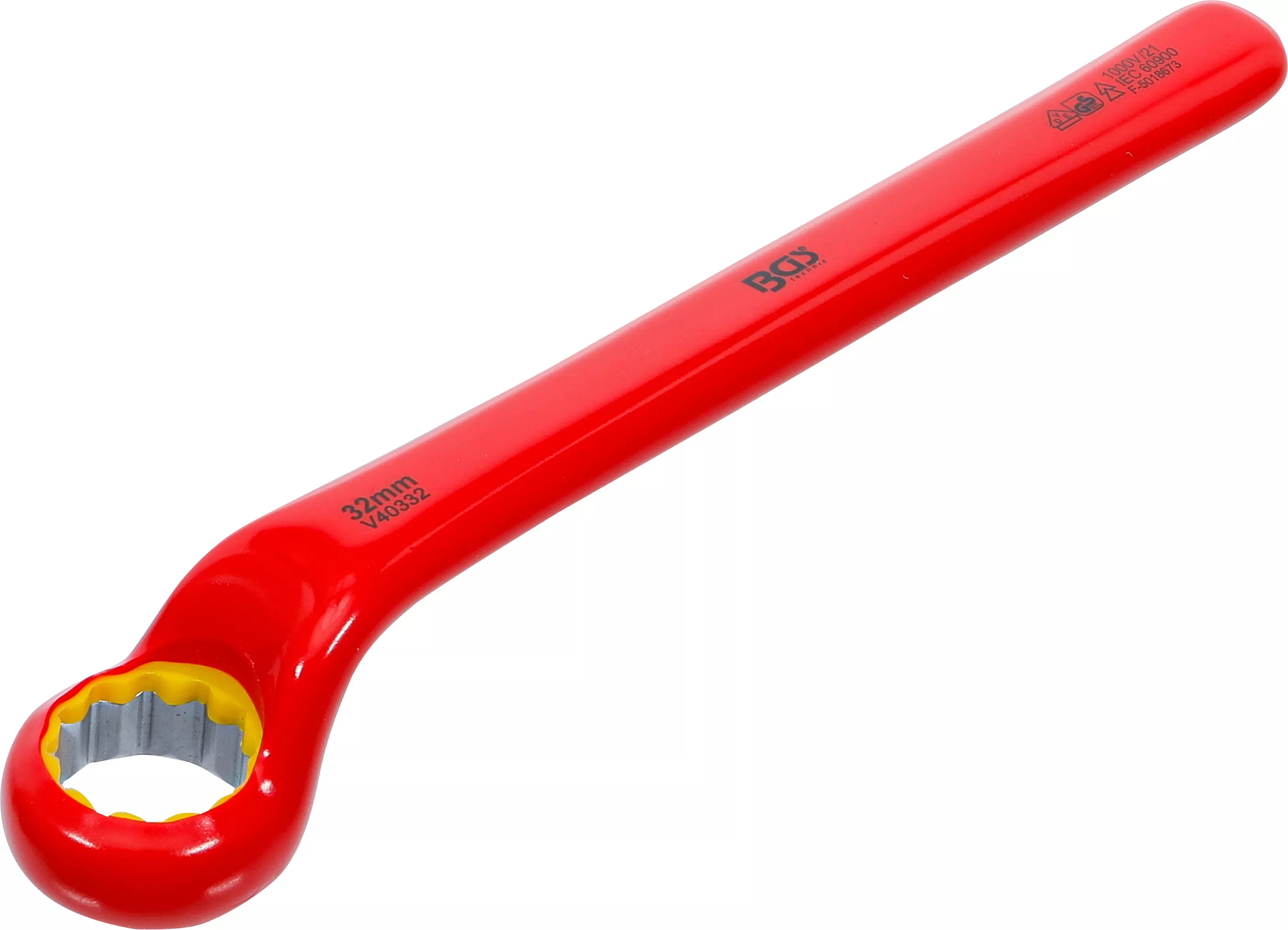 Scule - Cheie inelara cu un capat VDE | cotite adanc | 32 mm