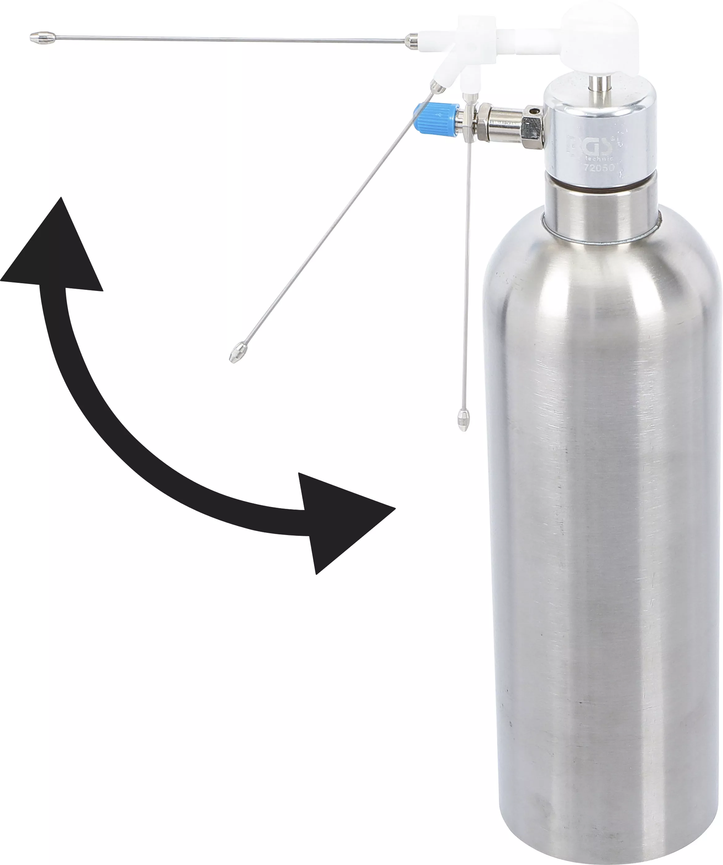 Butelie pulverizare cu aer comprimat | otel superior | inox | 650 ml [3]