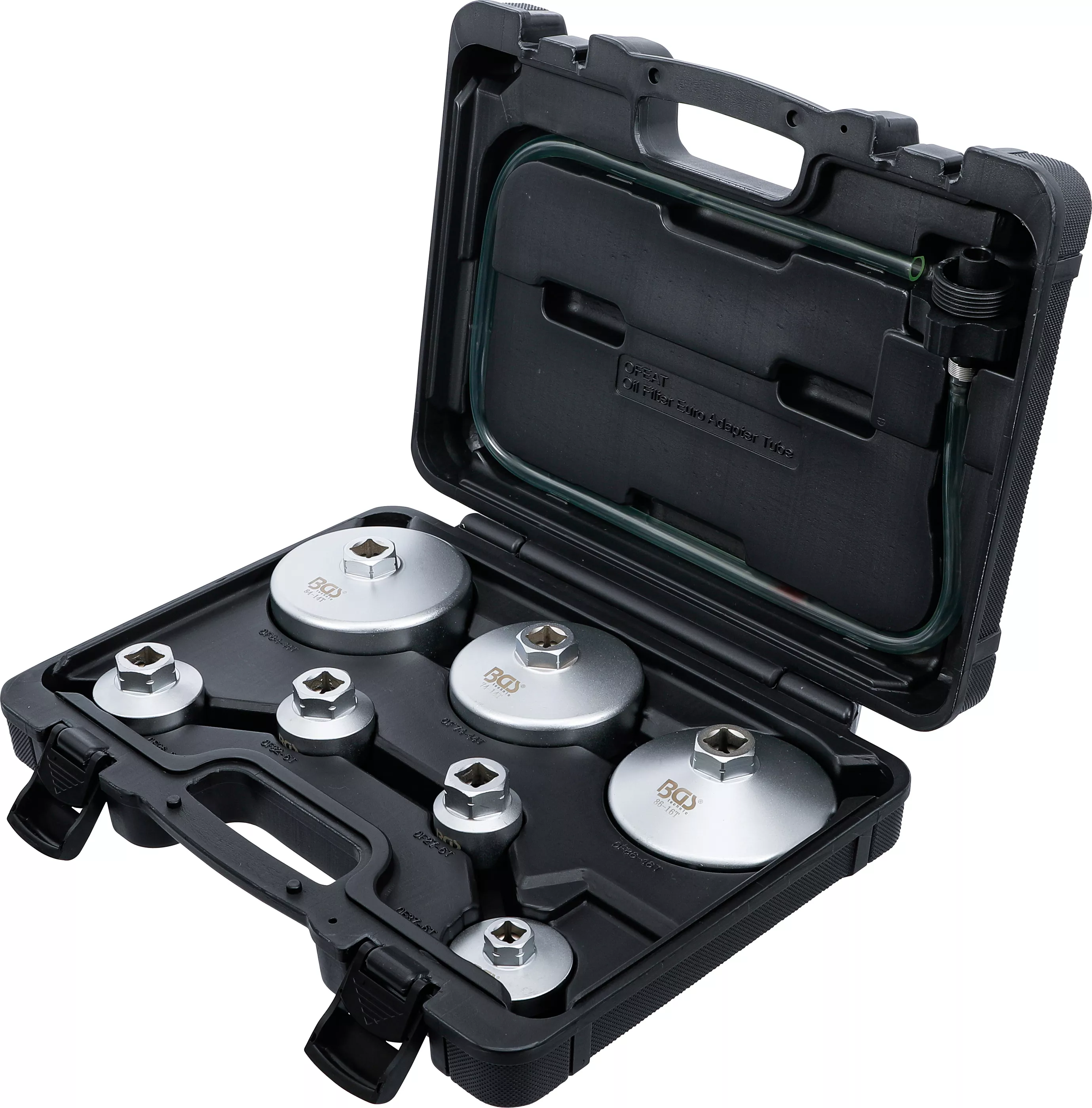 Set chei filtre de ulei | cu furtun de scurgere filtru de ulei | pentru VAG, BMW, Citroen, Peugeot, Ford, Mercedes-Benz, Opel, Volvo | 8 piese [3]