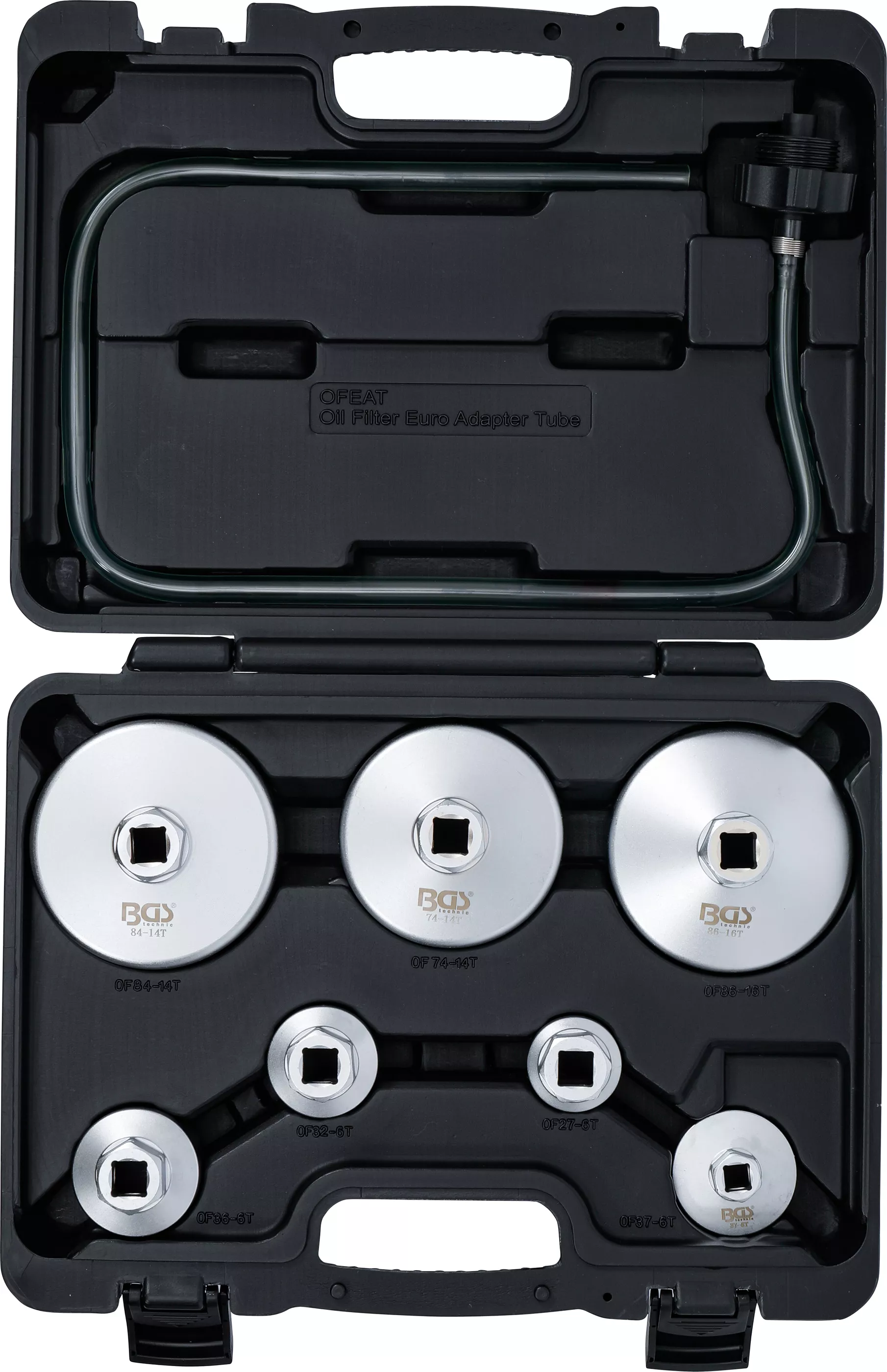 Set chei filtre de ulei | cu furtun de scurgere filtru de ulei | pentru VAG, BMW, Citroen, Peugeot, Ford, Mercedes-Benz, Opel, Volvo | 8 piese [4]