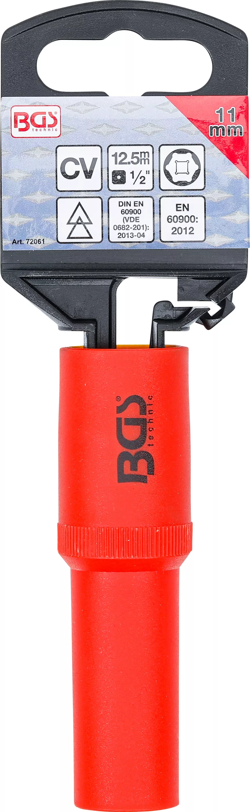 Cap cheie tubulara de impact VDE hexagon | 12,5 mm (1/2") | 11 mm [3]