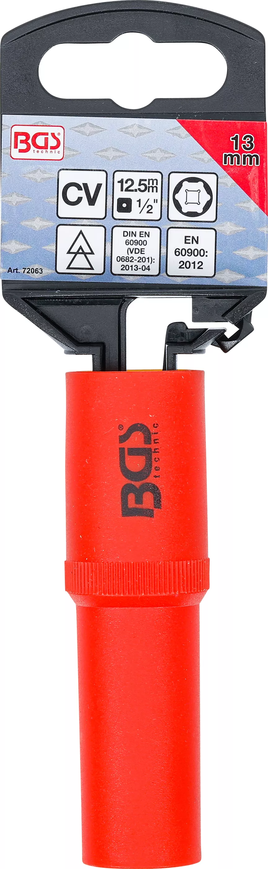 Cap cheie tubulara de impact VDE hexagon | 12,5 mm (1/2") | 13 mm [3]