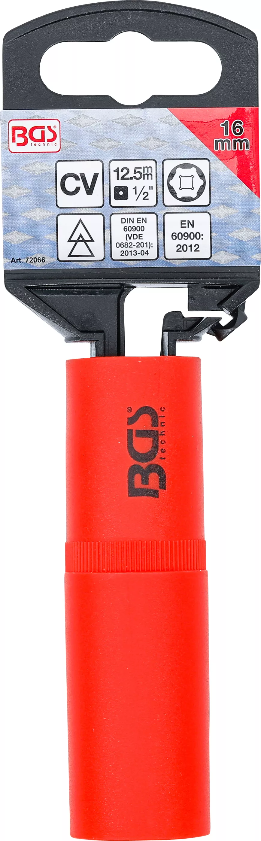 Cap cheie tubulara de impact VDE hexagon | 12,5 mm (1/2") | 16 mm [3]