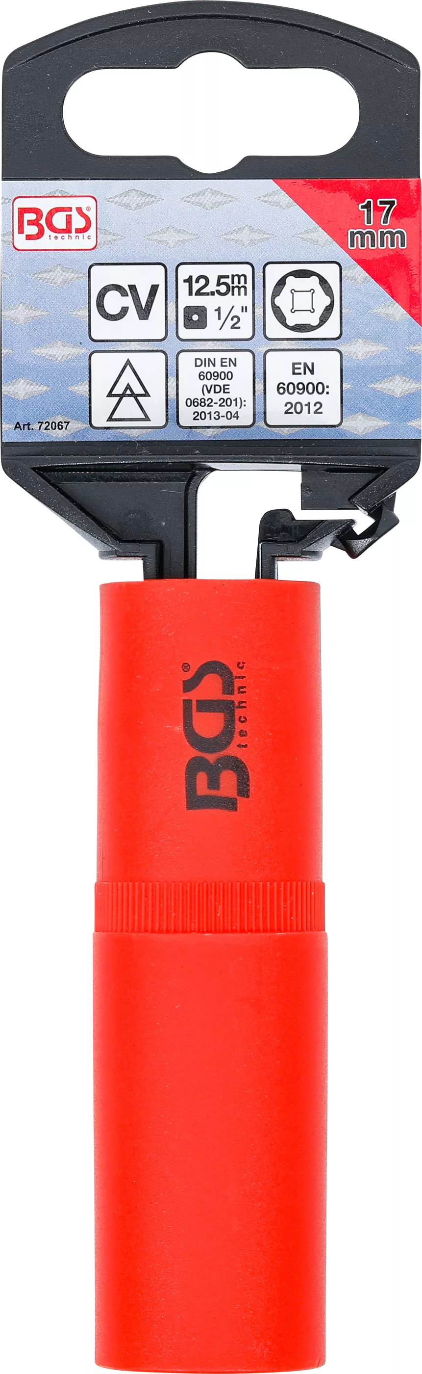Cap cheie tubulara de impact VDE hexagon | 12,5 mm (1/2") | 17 mm [3]