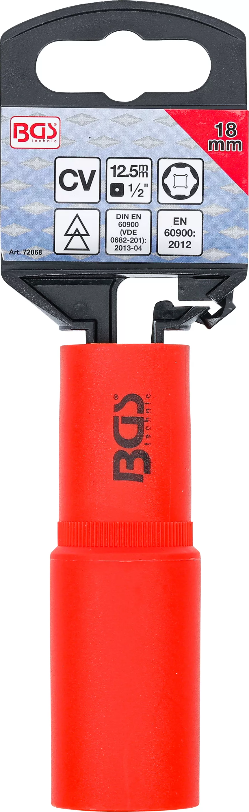 Cap cheie tubulara de impact VDE hexagon | 12,5 mm (1/2") | 18 mm [3]