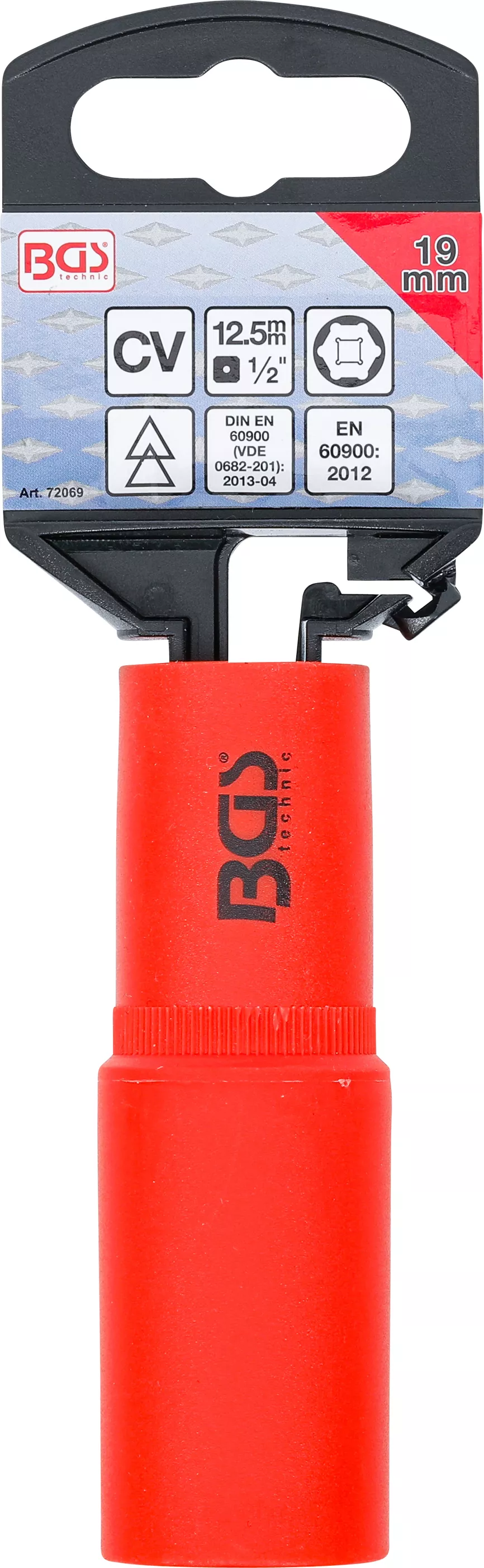 Cap cheie tubulara de impact VDE hexagon | 12,5 mm (1/2") | 19 mm [3]