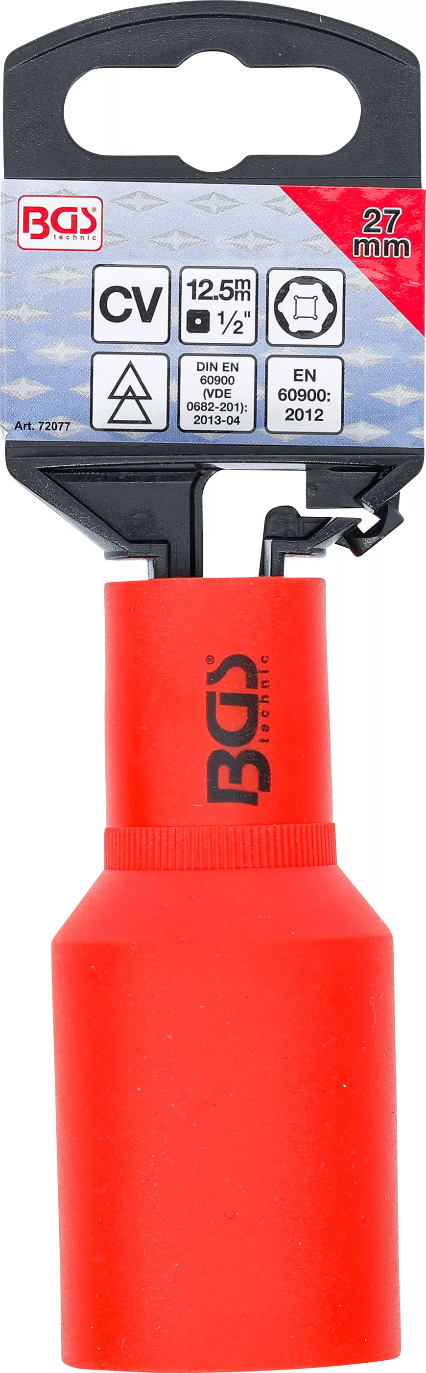 Cap cheie tubulara de impact VDE hexagon | 12,5 mm (1/2") | 27 mm [3]