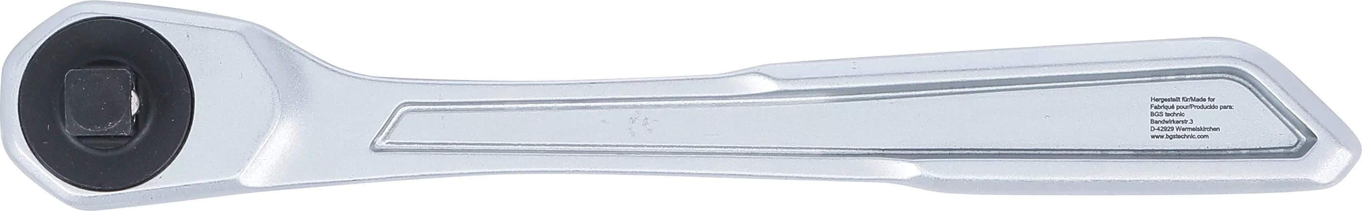Clichet reversibil | extra plata | cu dantura fina | 10 mm (3/8") [5]