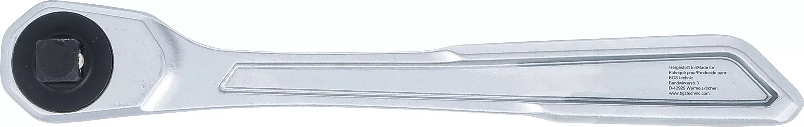 Clichet reversibil | extra plata | cu dantura fina | 12,5 mm (1/2") [5]