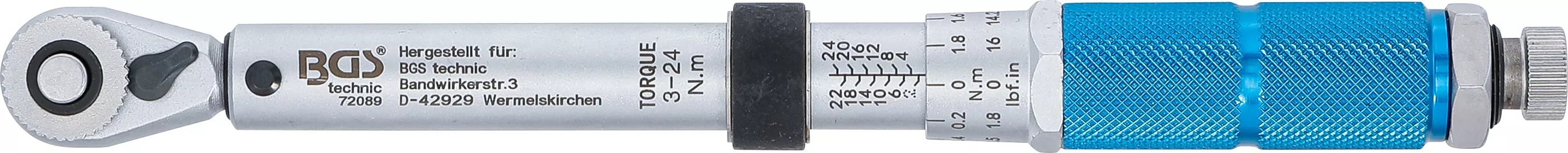 Cheie dinamometrica | 6,3 mm (1/4") | 3 - 24 Nm [3]