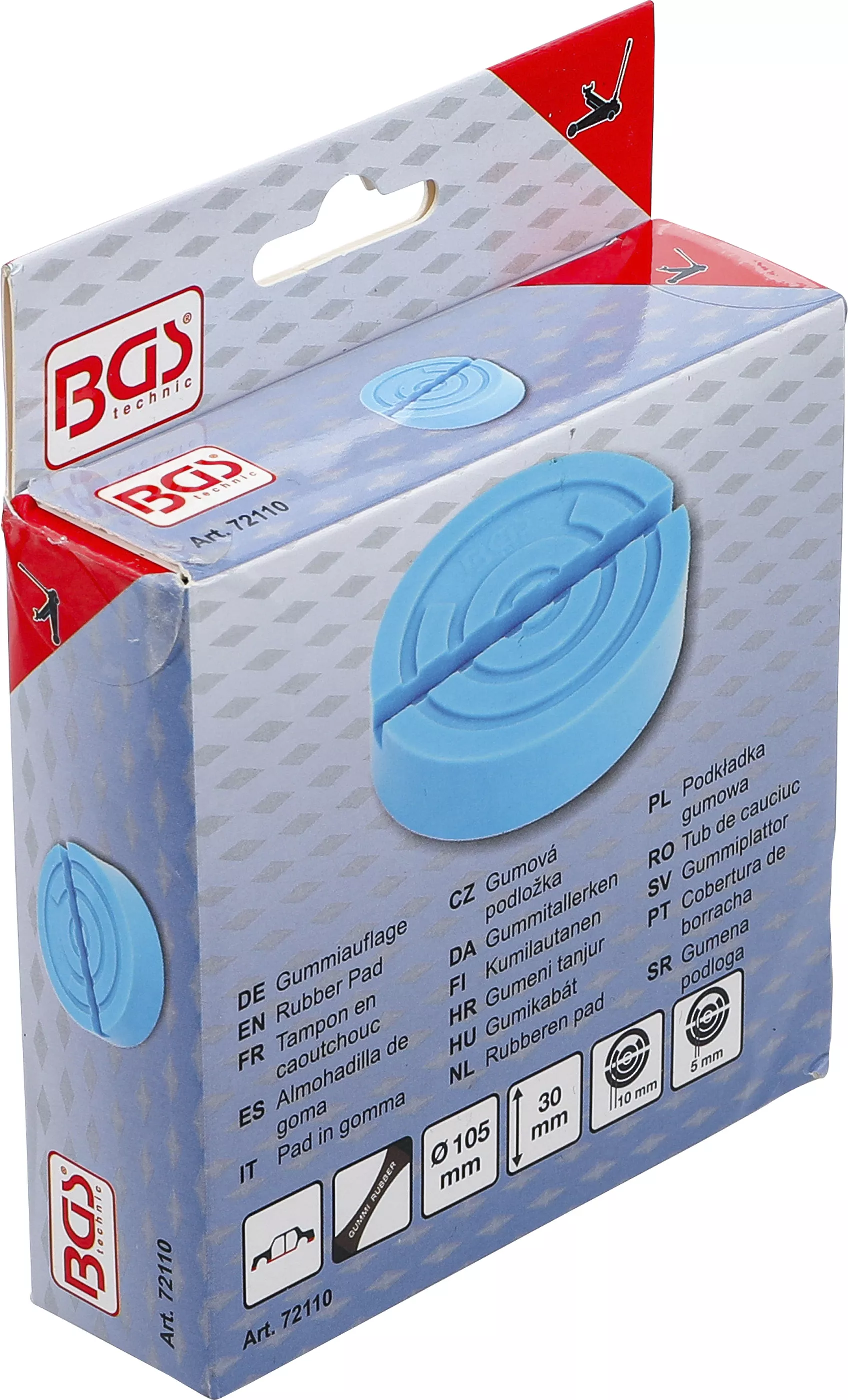 Tub de cauciuc | pentru cric vehicule | o 105 mm [5]