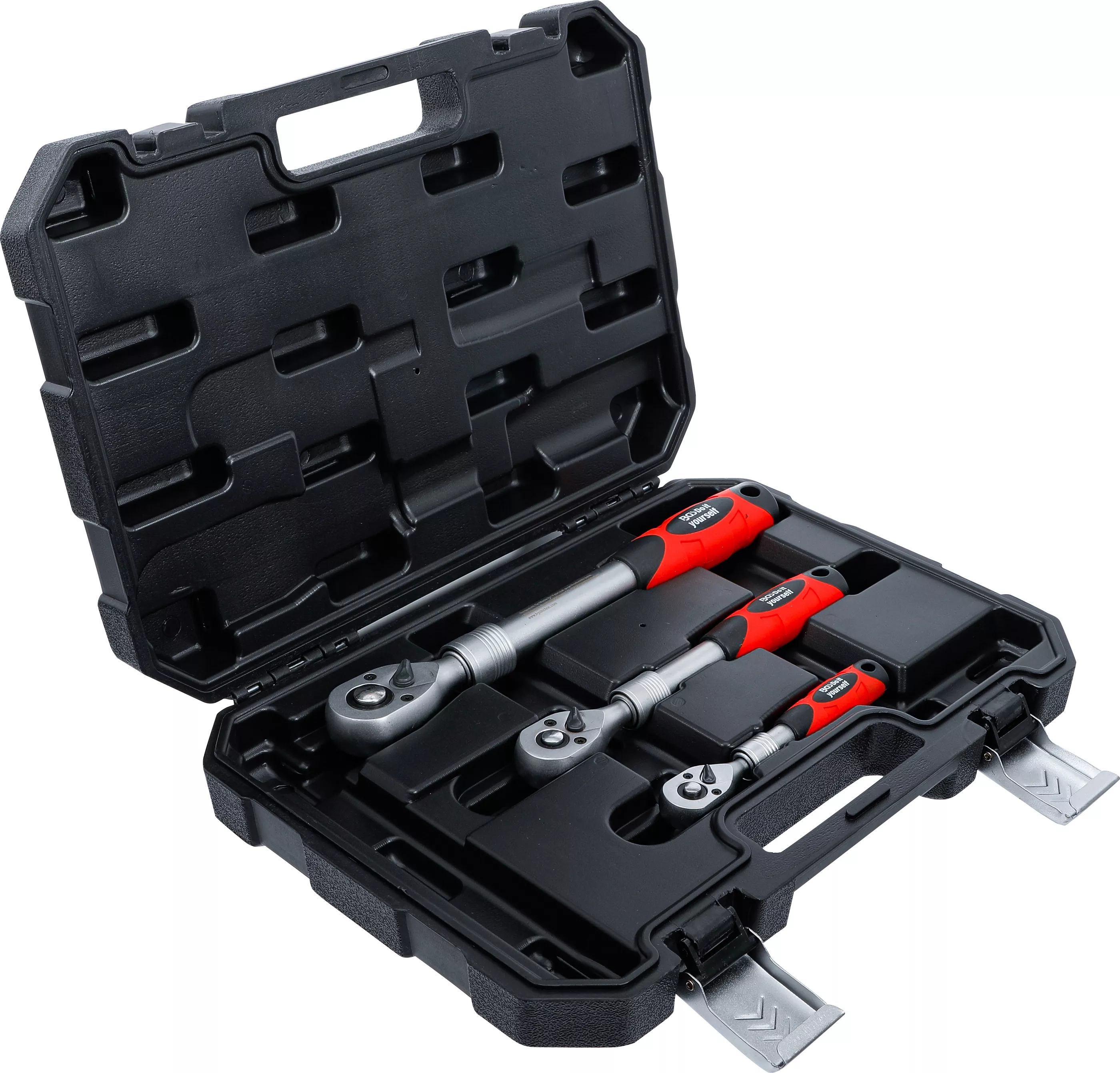 Set chei cu clichet reversibil | extensibil | 6,3 mm (1/4") - 10 mm (3/8") - 12,5 mm (1/2") | 3 piese [7]