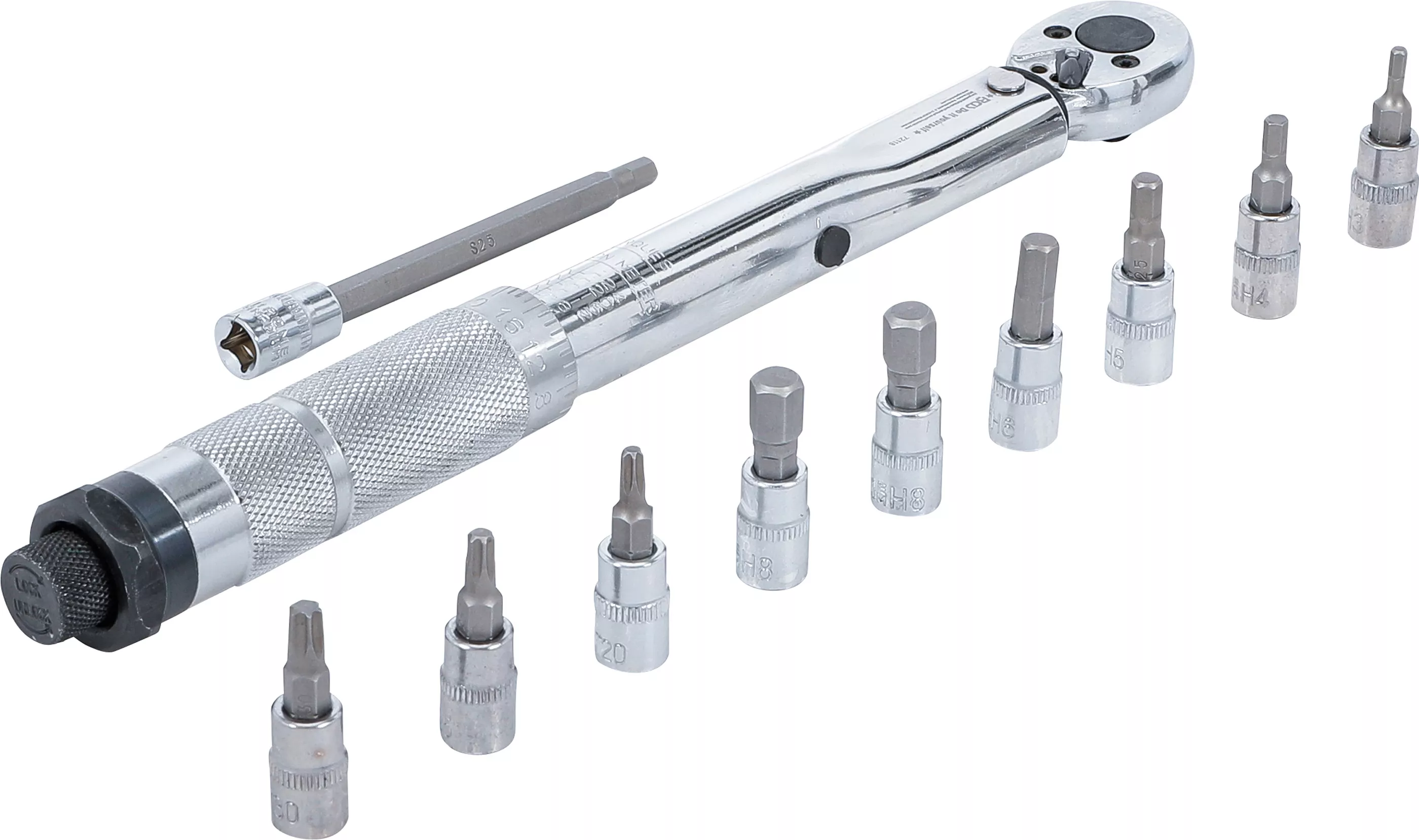 Set chei dinamometrice | 6,3 mm (1/4") | 2 - 24 Nm | 11 piese [4]