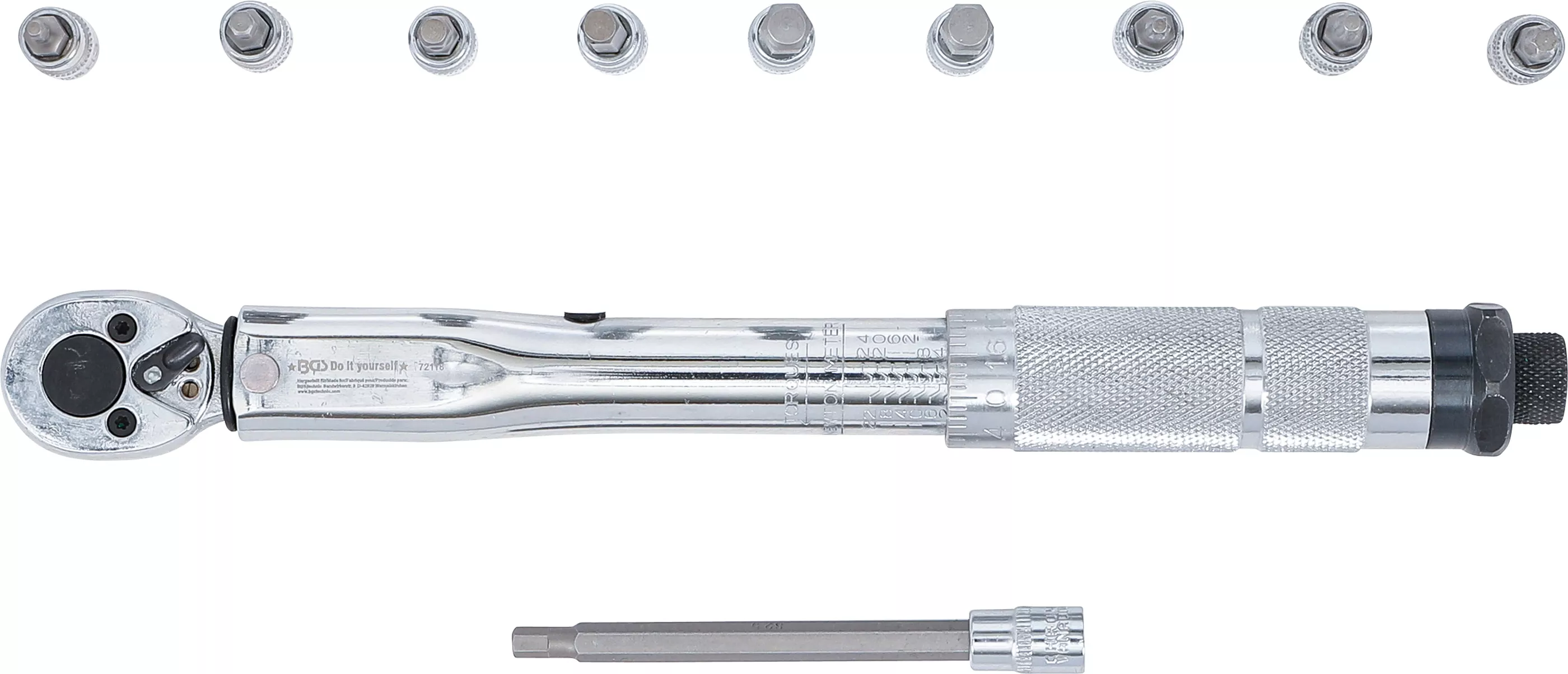 Set chei dinamometrice | 6,3 mm (1/4") | 2 - 24 Nm | 11 piese [6]