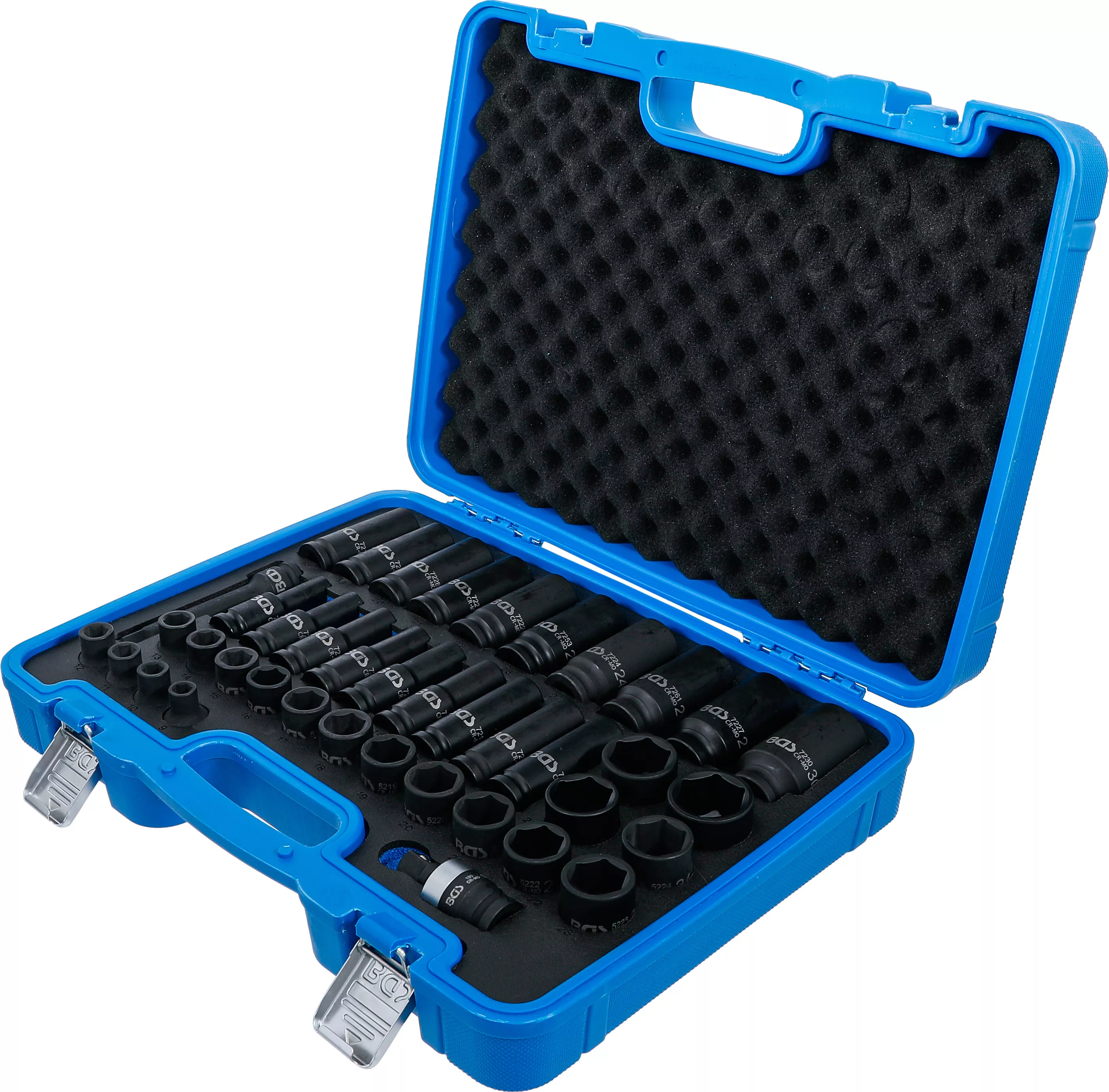 Set chei tubulare de impact 6 colturi | 12,5 mm (1/2") | 9 - 30 mm | 40 piese [3]