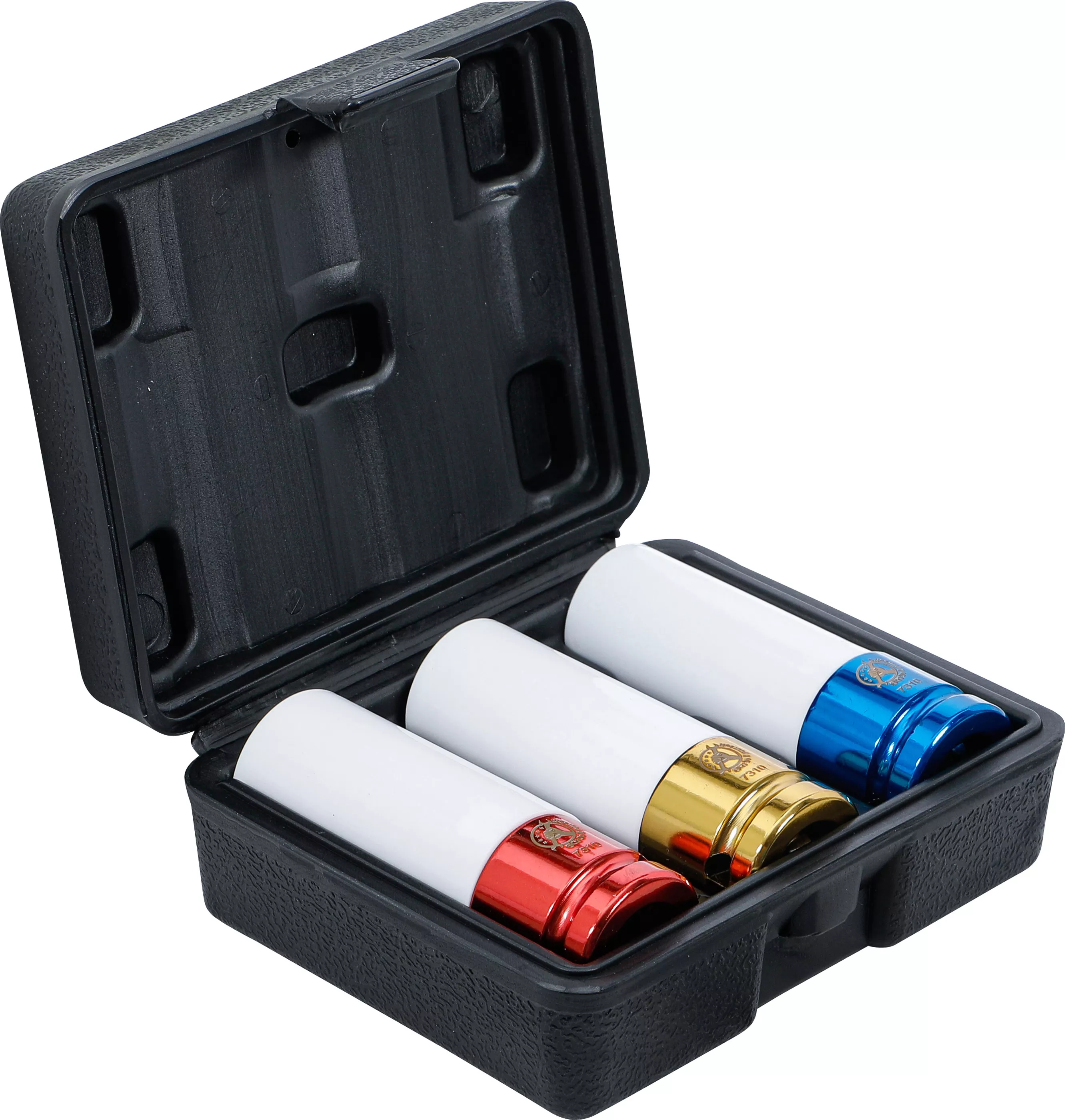 Set capete cheie de impact cu protectie | Antrenare patrat interior 12,5 mm (1/2") | 17 - 19 - 21 mm | 3 piese [2]