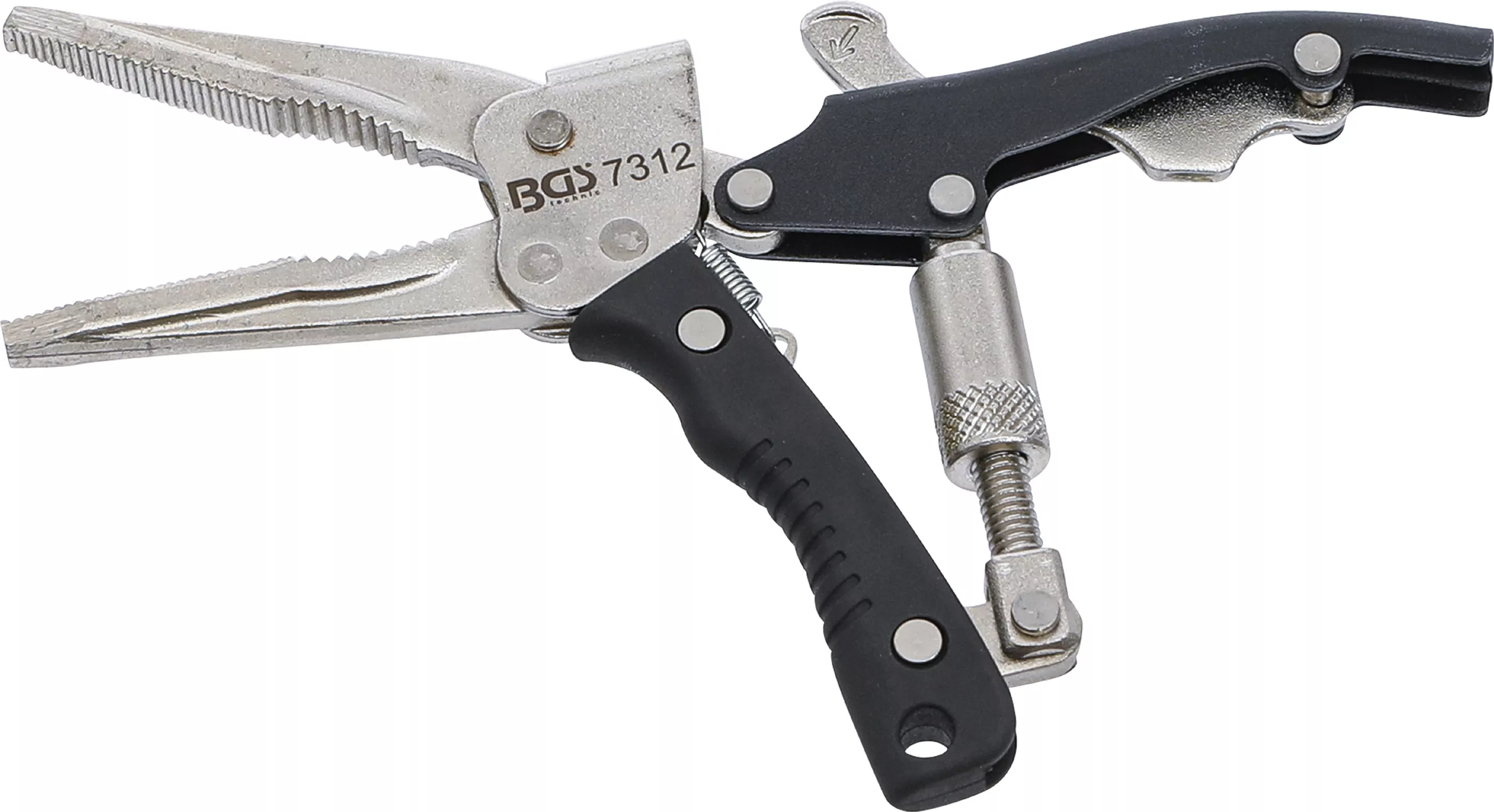 Cleste autoblocant cu falci lungi | cu prindere pistol | 170 mm [2]