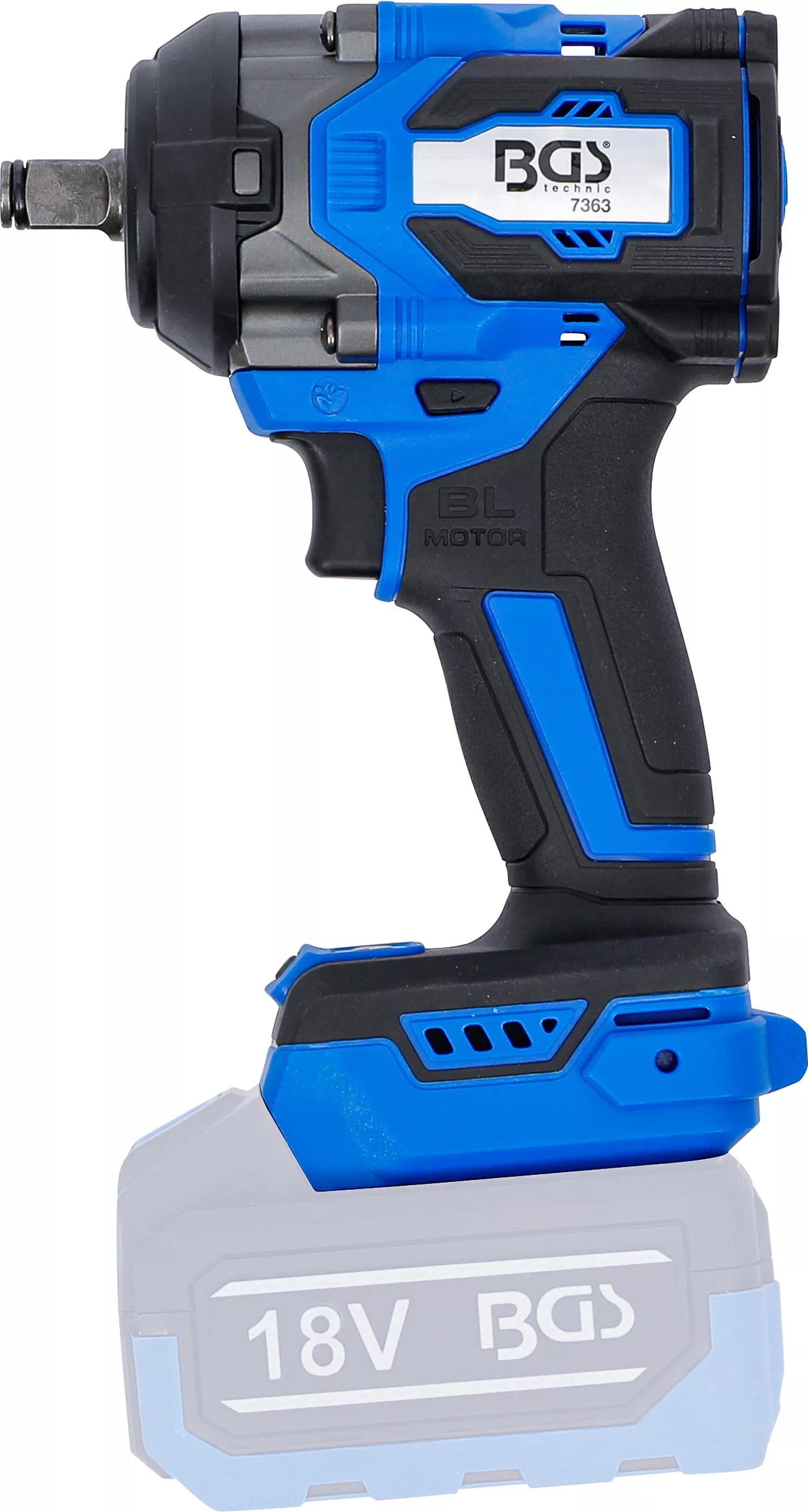 surubelnita cu impact cu acumulator | fara perii | 12,5 mm (1/2") | 550 Nm | 18 V | fara acumulator [8]