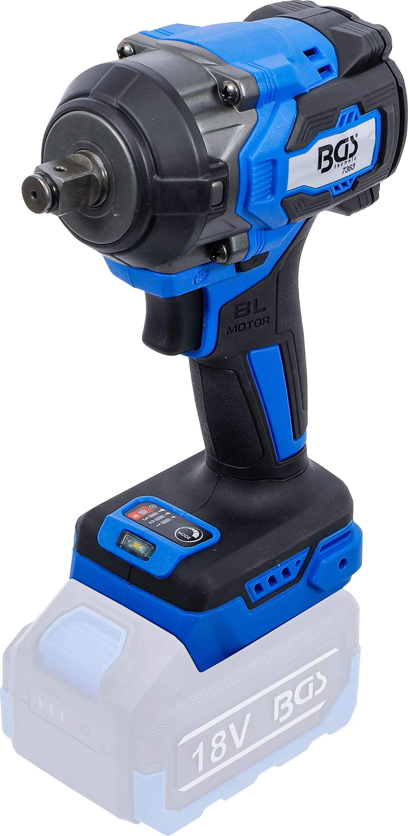 surubelnita cu impact cu acumulator | fara perii | 12,5 mm (1/2") | 550 Nm | 18 V | fara acumulator [1]