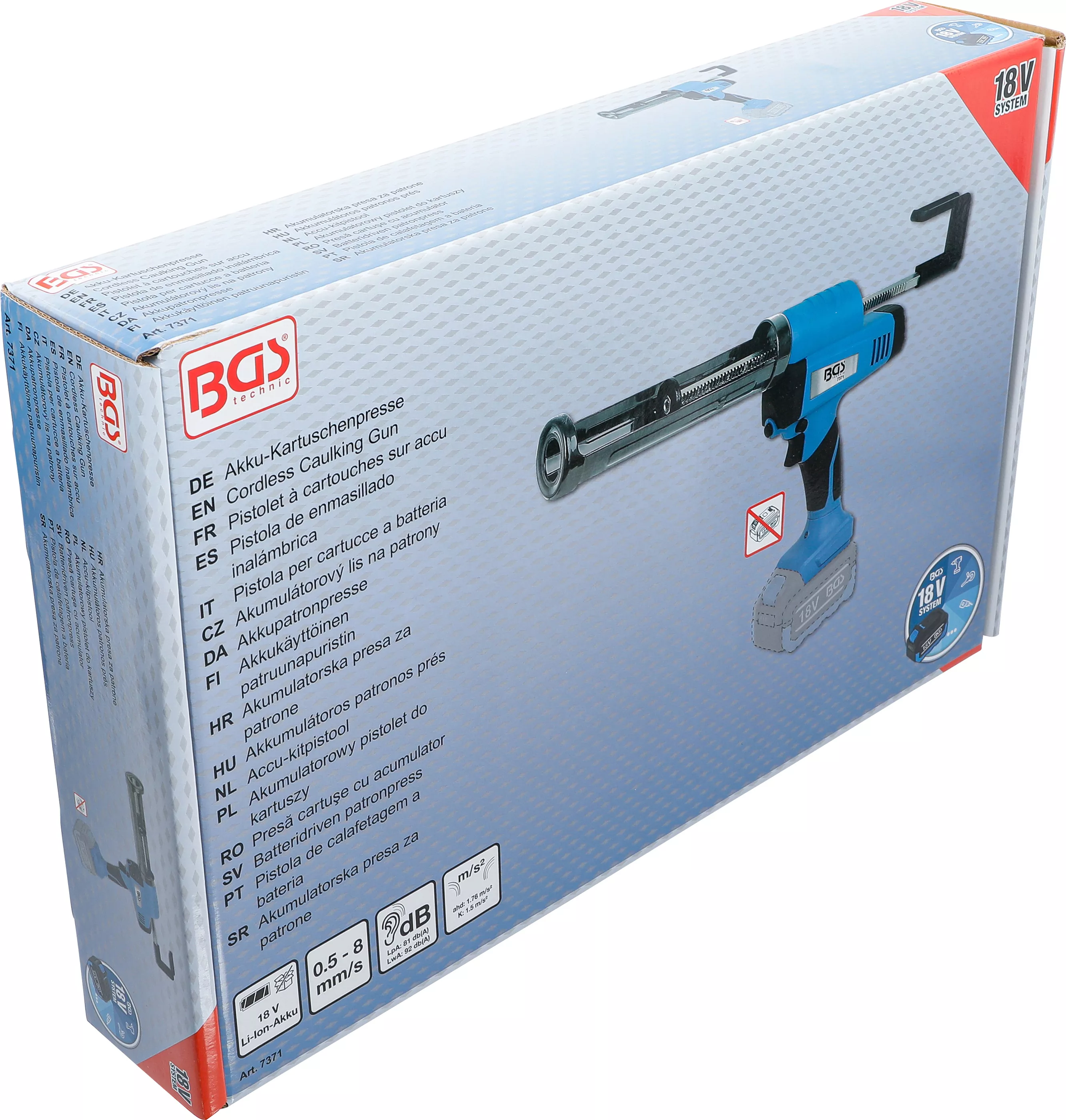 Presa cartuse cu acumulator | 18 V | fara acumulator [7]